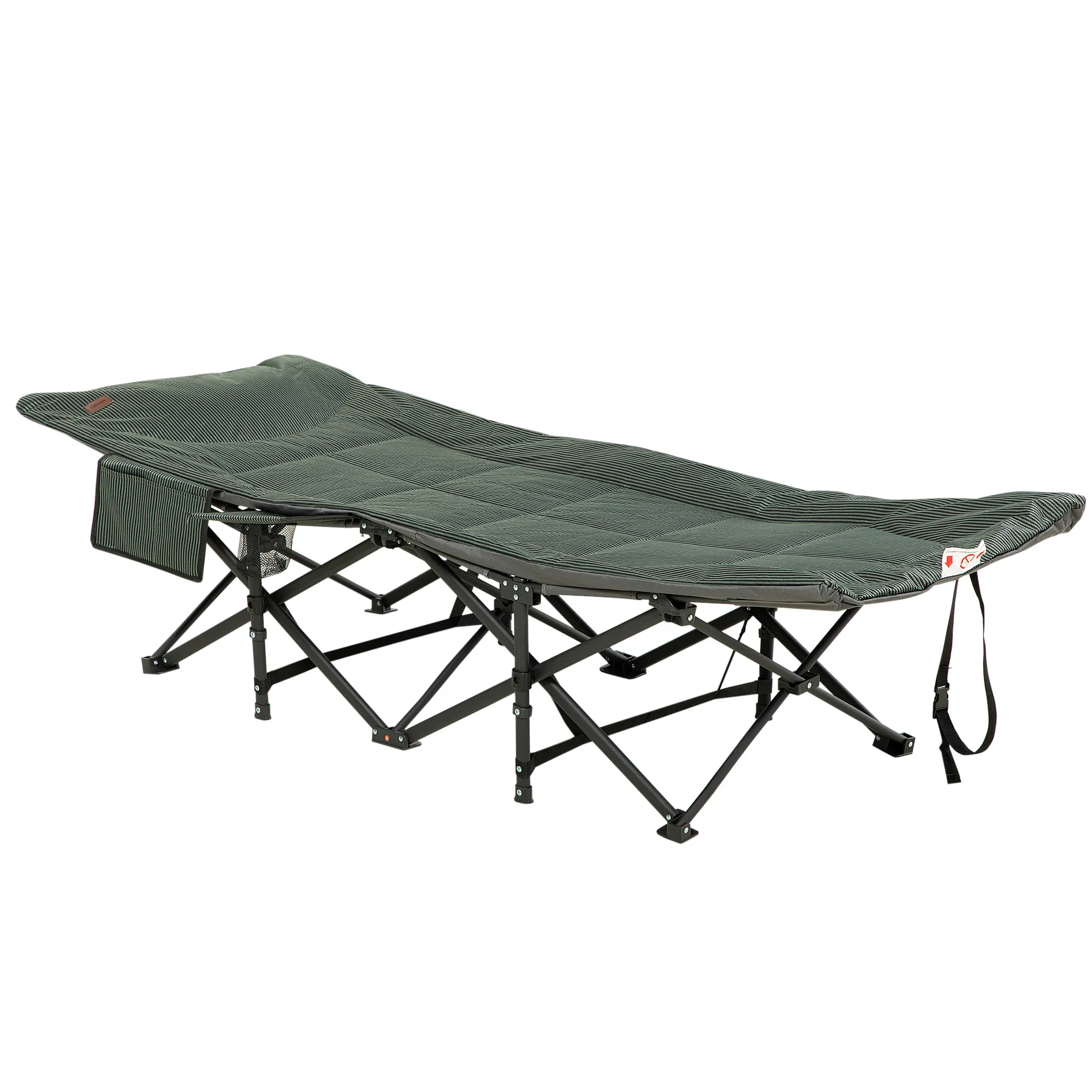 Klappbare Sonnenliege Grau 68L x 190B x 48H cm