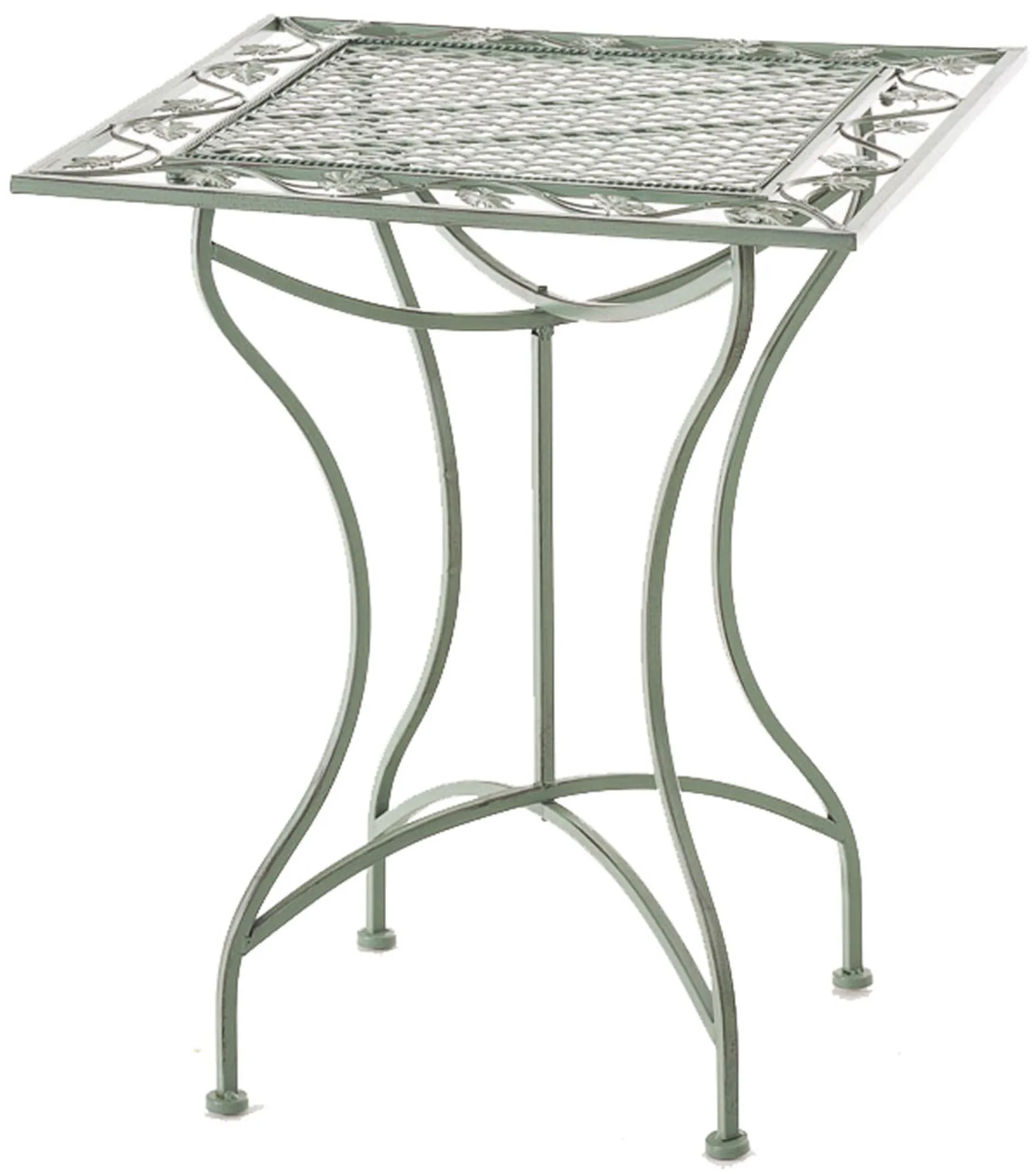 Gartentisch Asina 60x60x72 cm antik-grün