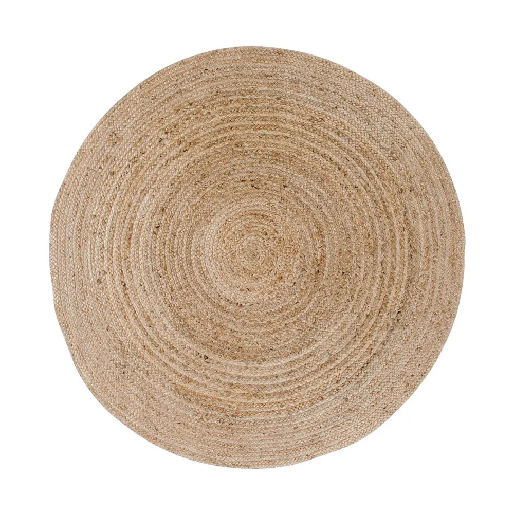 tinkaro Bombay Teppich geflochten Jute ø150 cm Natur