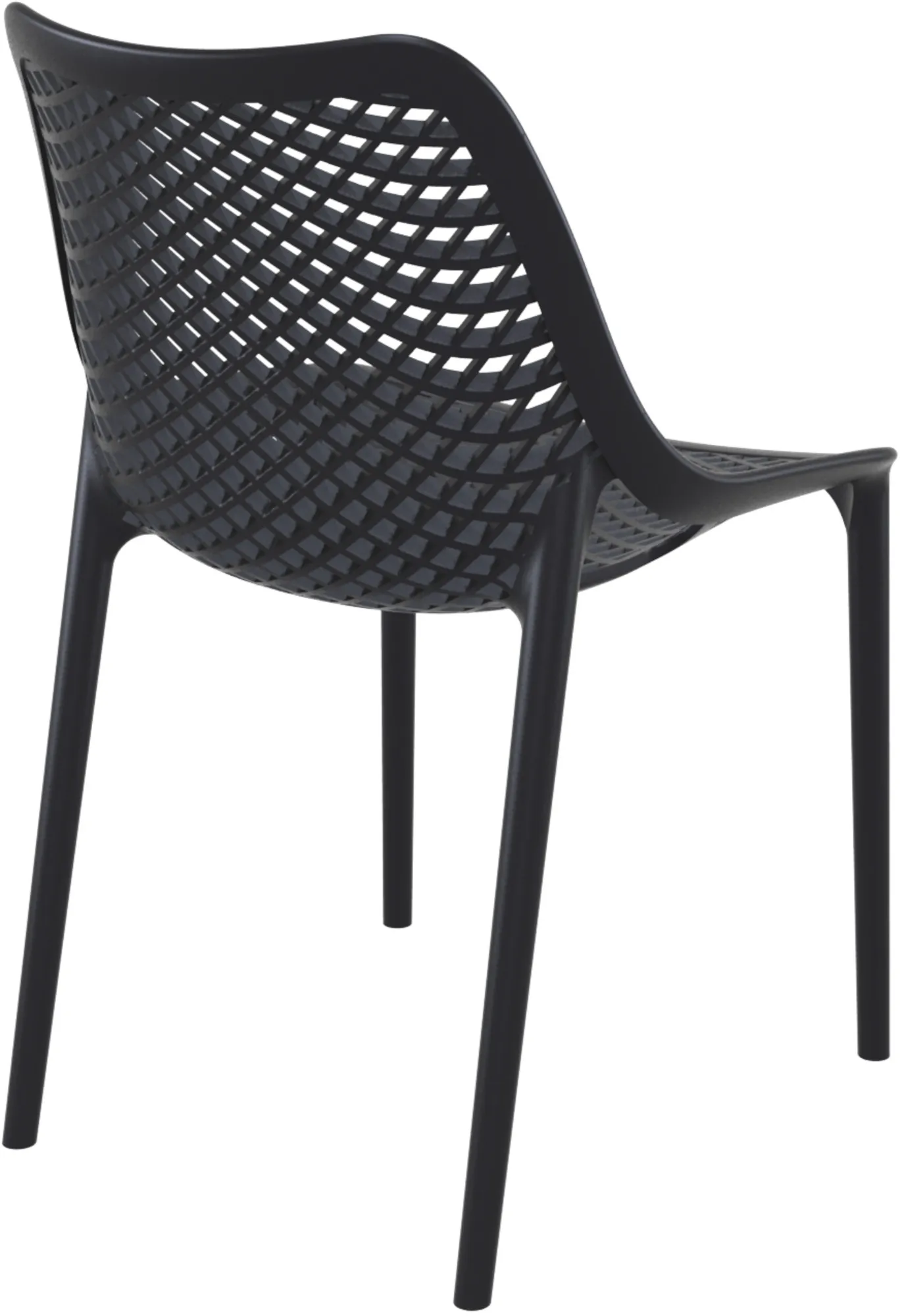 Gartenstuhl Air 82x50x60 cm schwarz