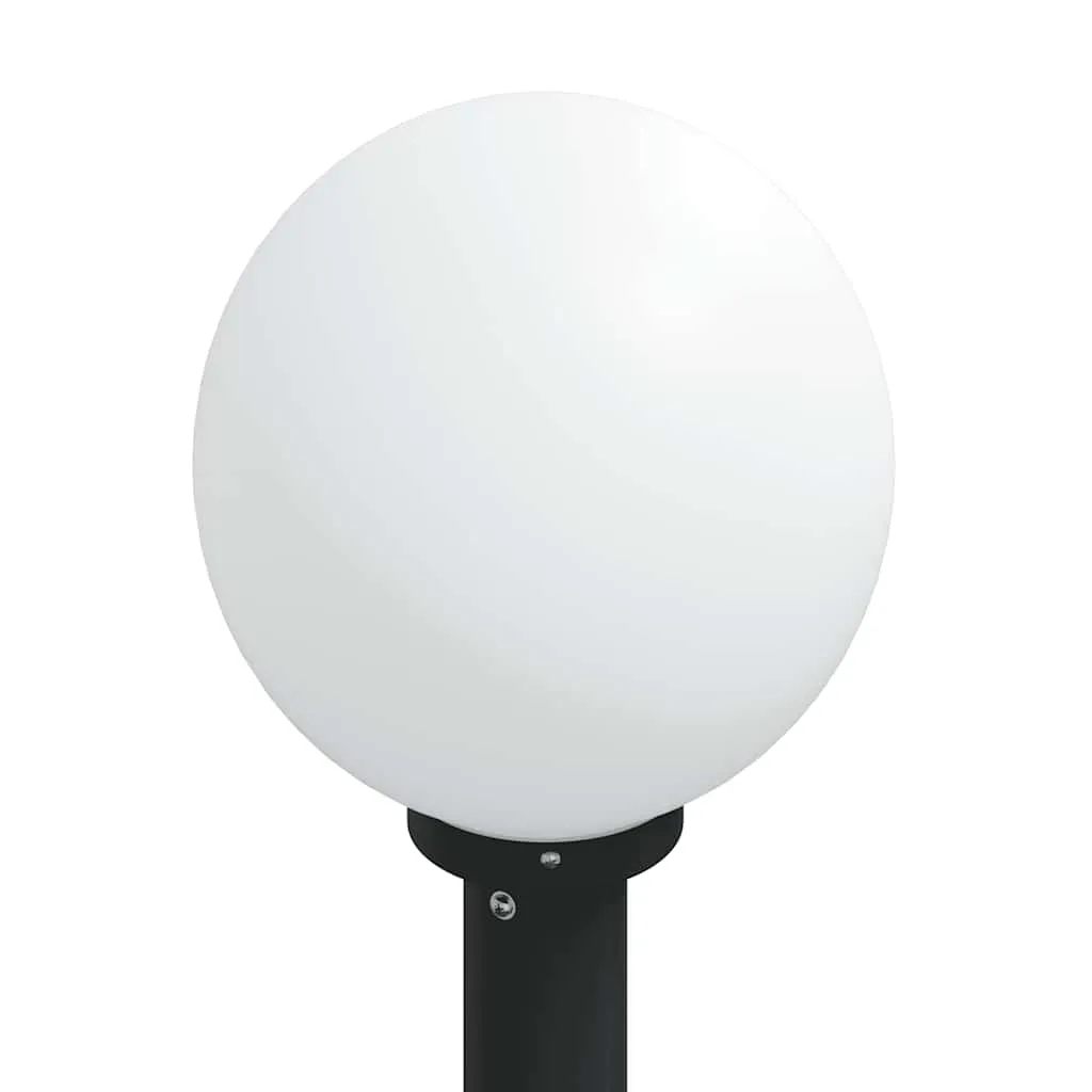 Pollerleuchte Schwarz 25 x 80 cm aus Edelstahl mit IP44-Schutz
