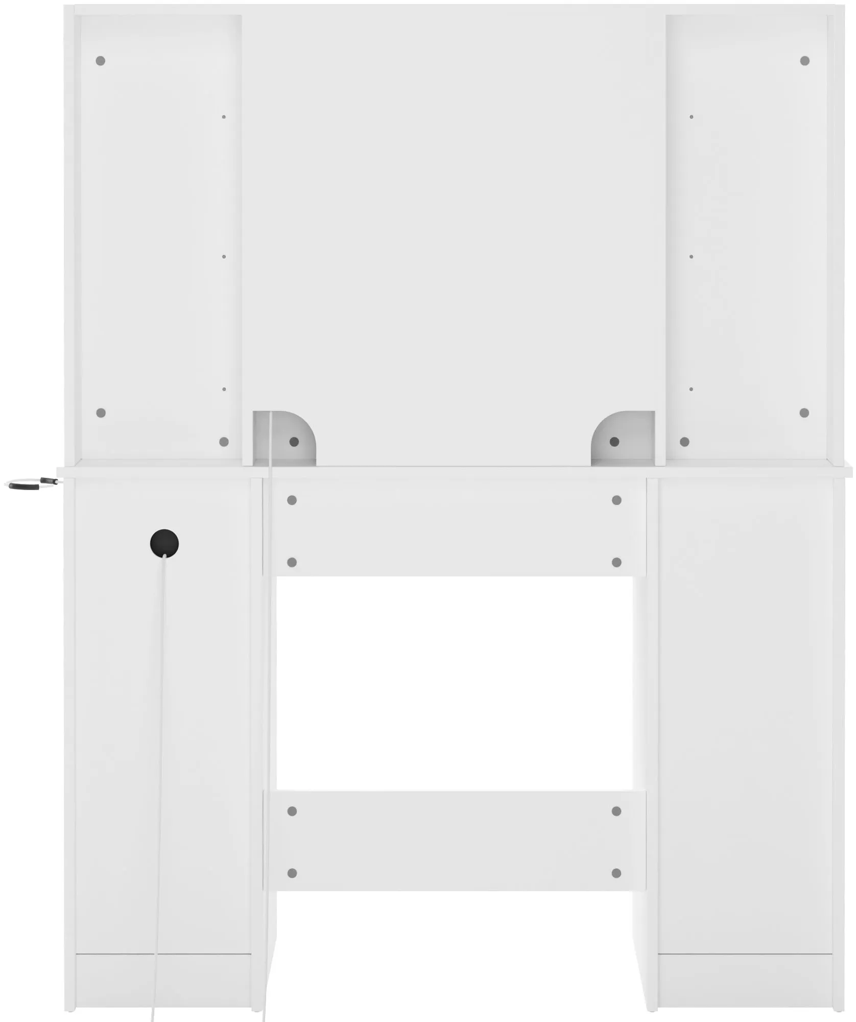 Schminktisch Pretty 110x40x140 cm weiß