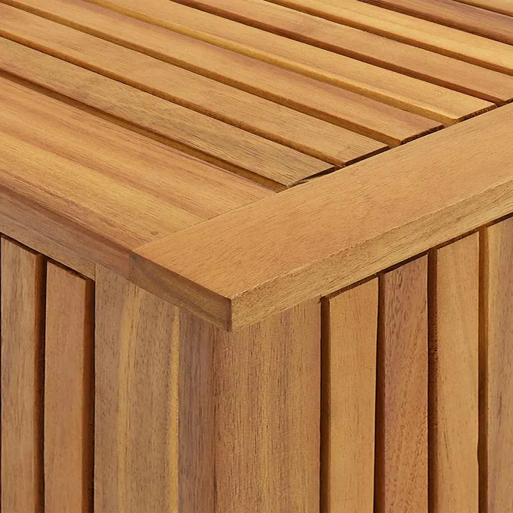 Gartenbox aus Echtholz mit Ölfinish 60x50x58/106 cm, braun