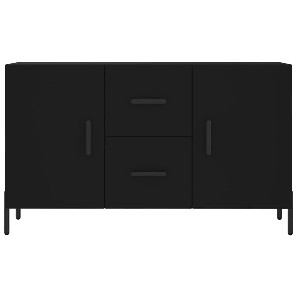 Sideboard Schwarz 100x36x60 cm Holzwerkstoff