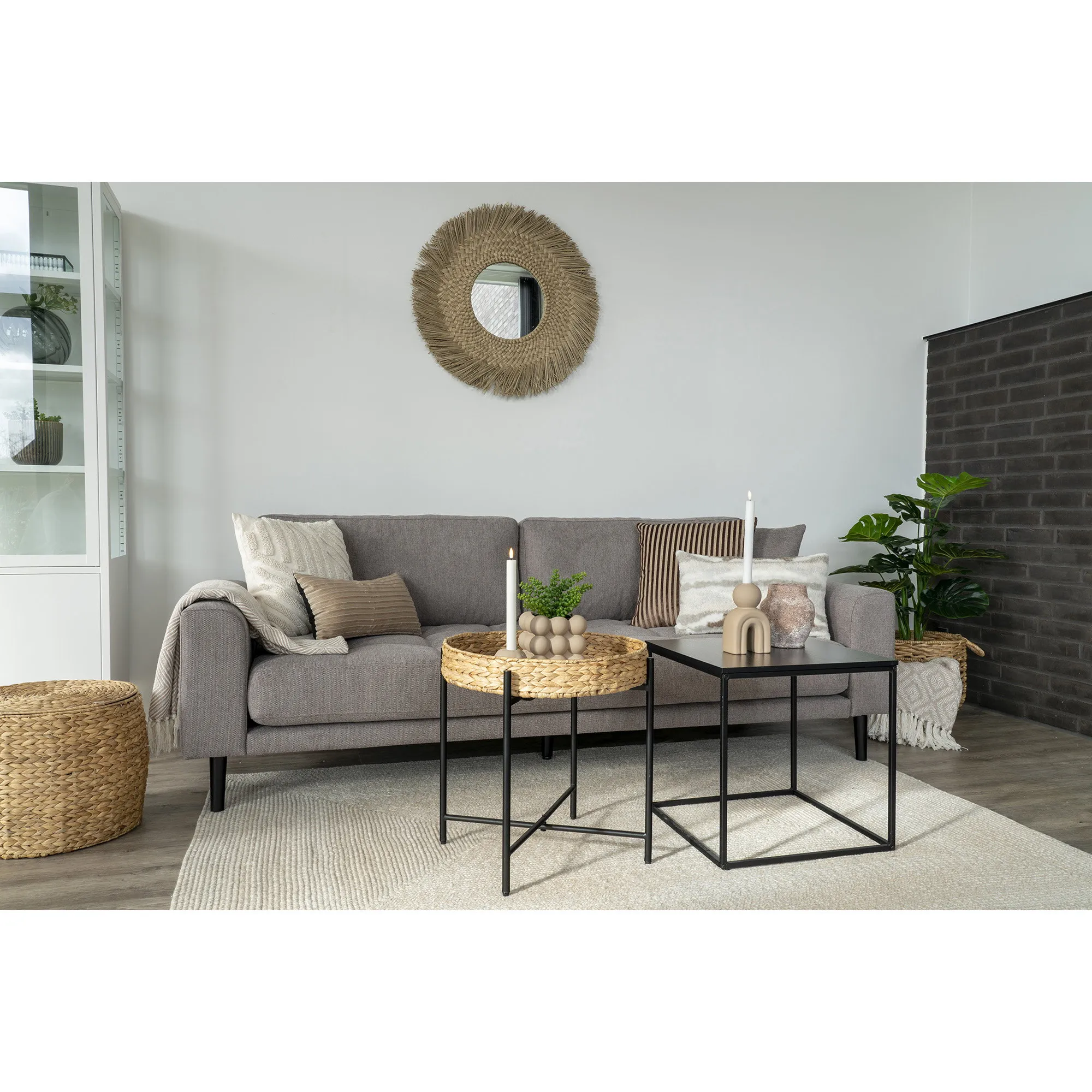 tinkaro Blumentopf Steingut Braun