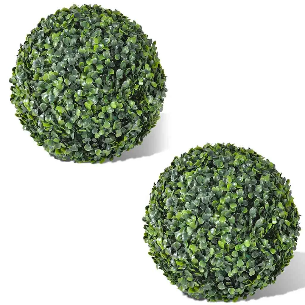 Kunstpflanze Buchsbaum Kugelform 2 Stück 35 cm