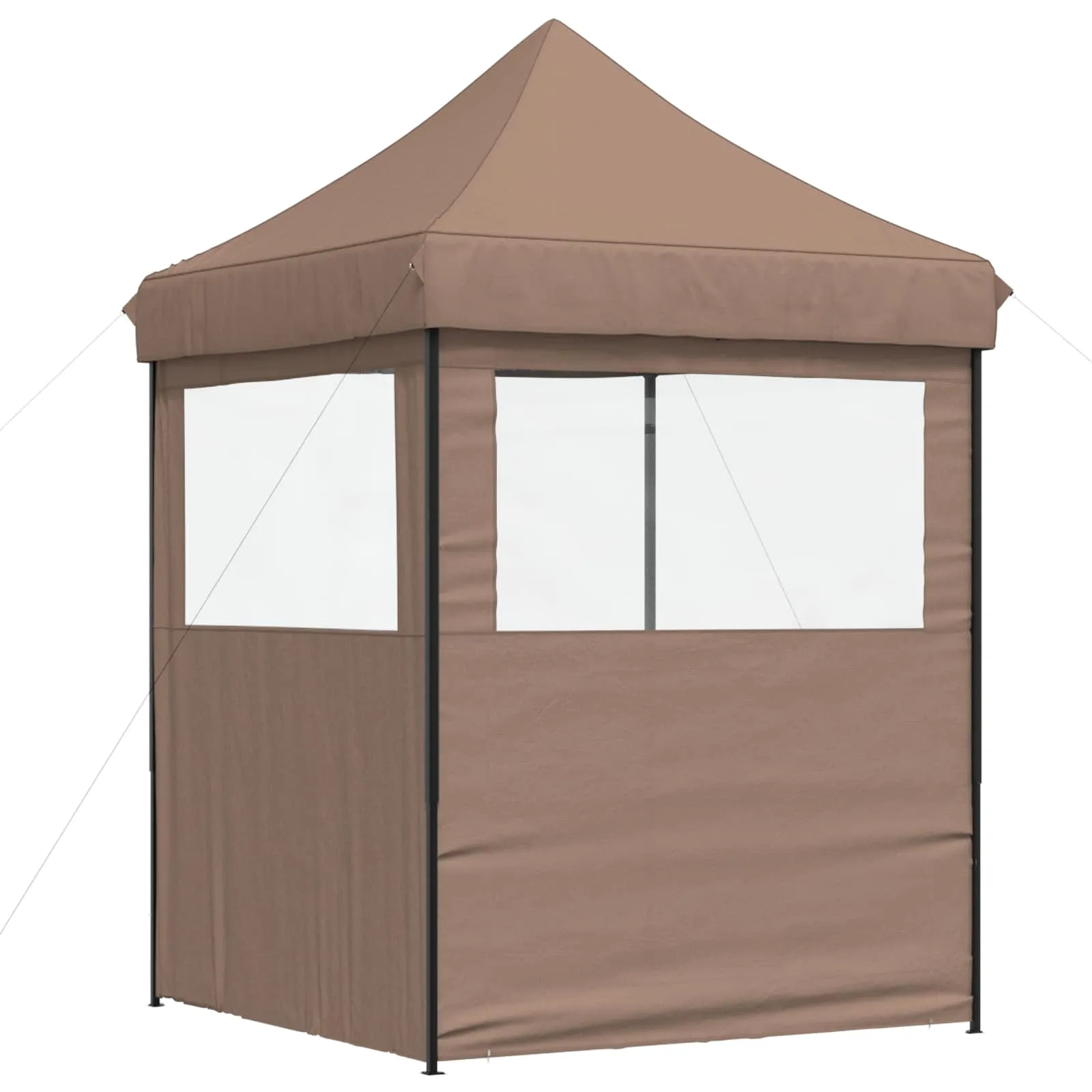 Modernes faltbares Partyzelt 200x200x306 cm in Braun