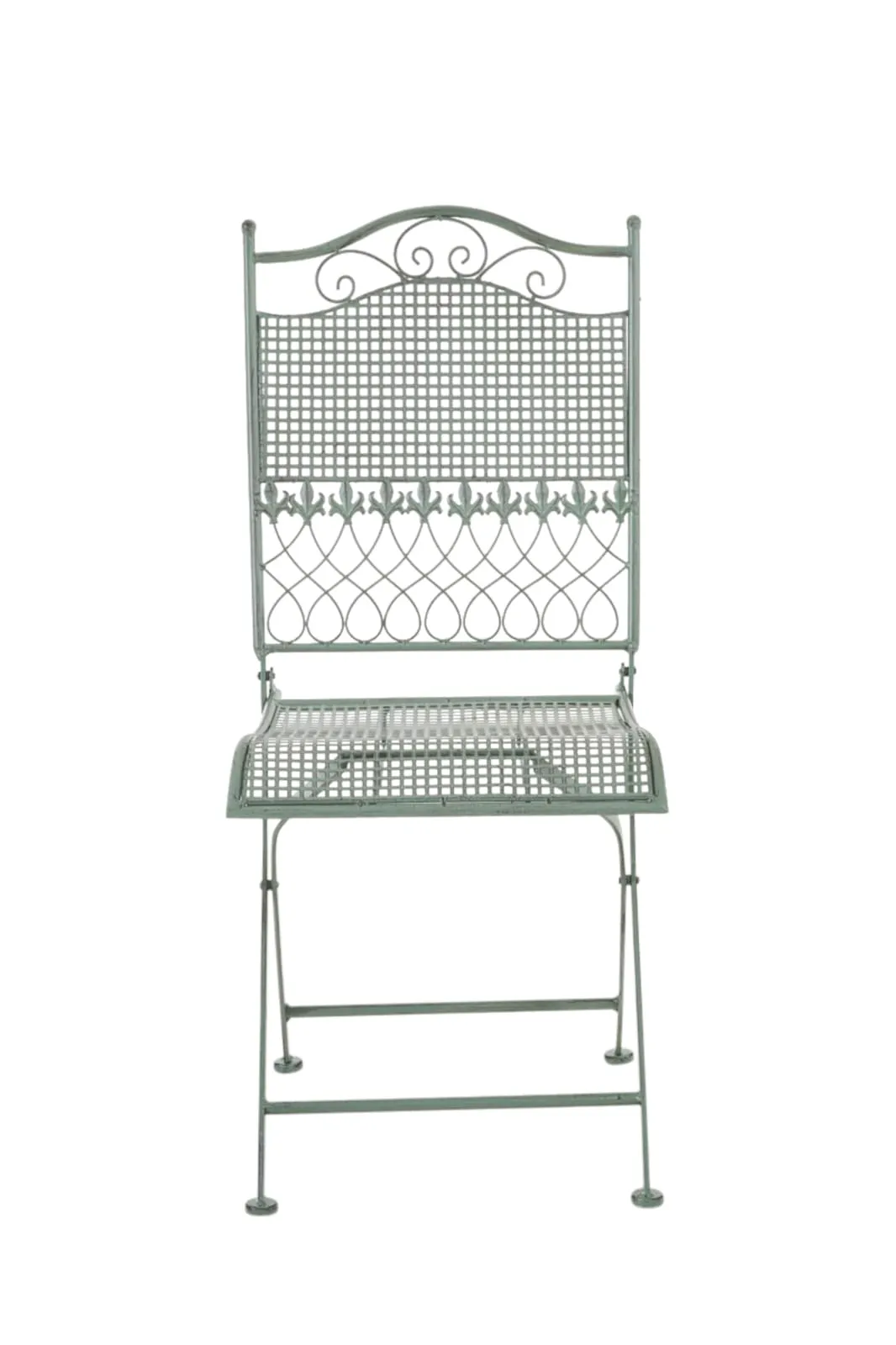 Gartenstühle Kiran 2er Set 91x41x50 cm antik-grün
