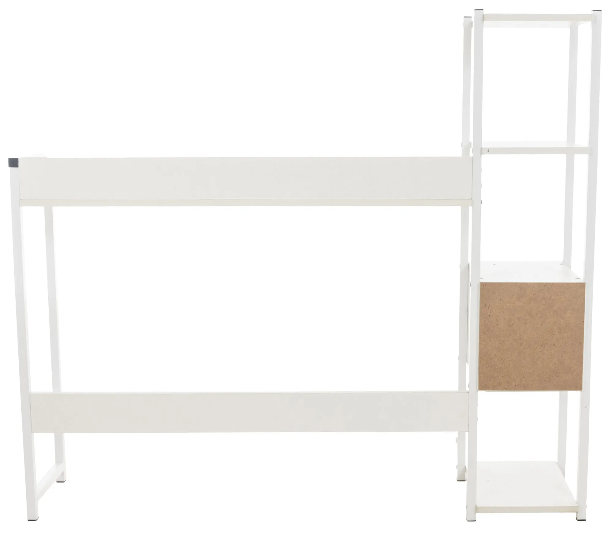 Schreibtisch Widnes 124x40x111 cm weiß/weiß