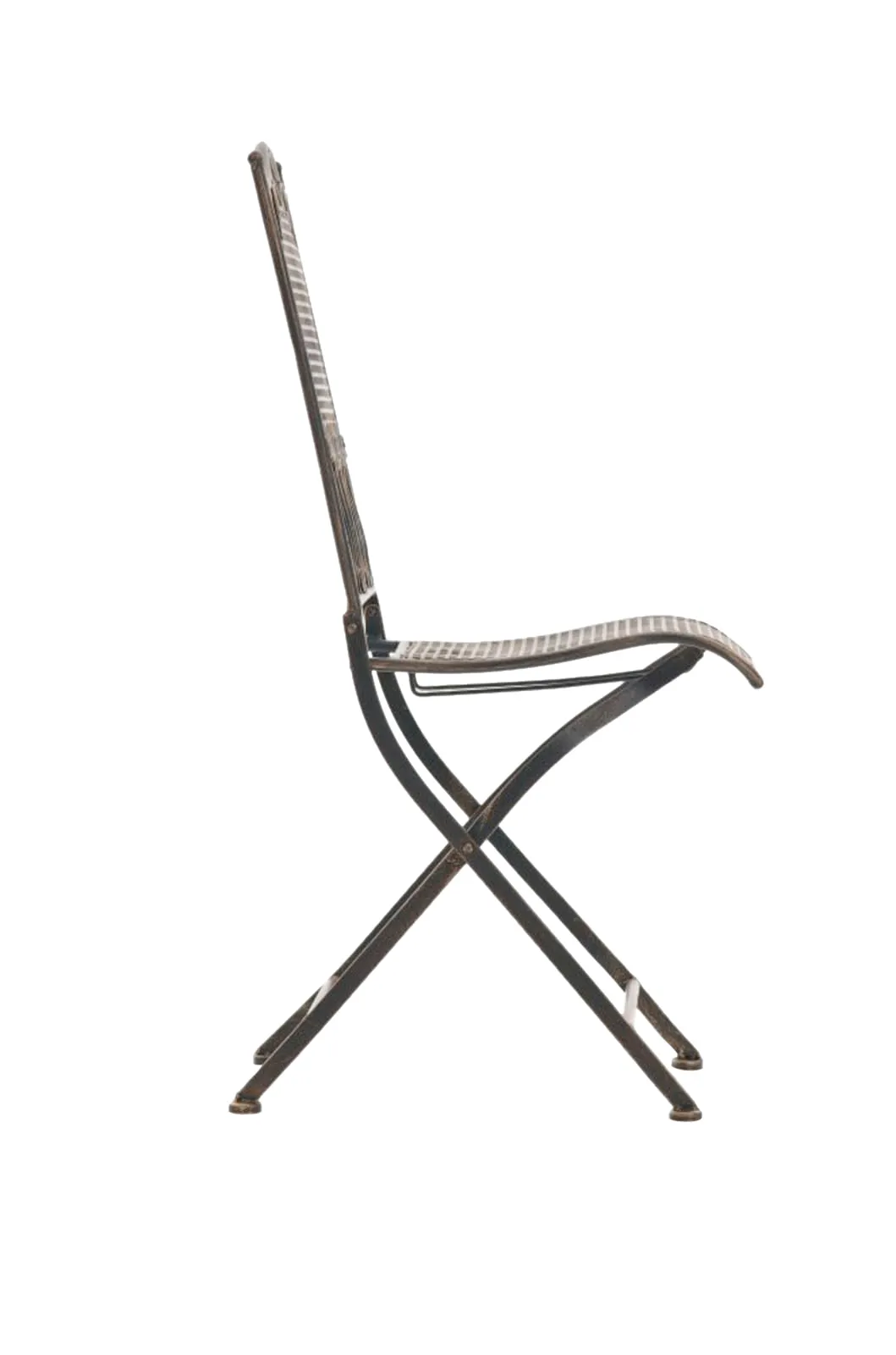 Gartenstühle Kiran 2er Set 91x41x50 cm bronze