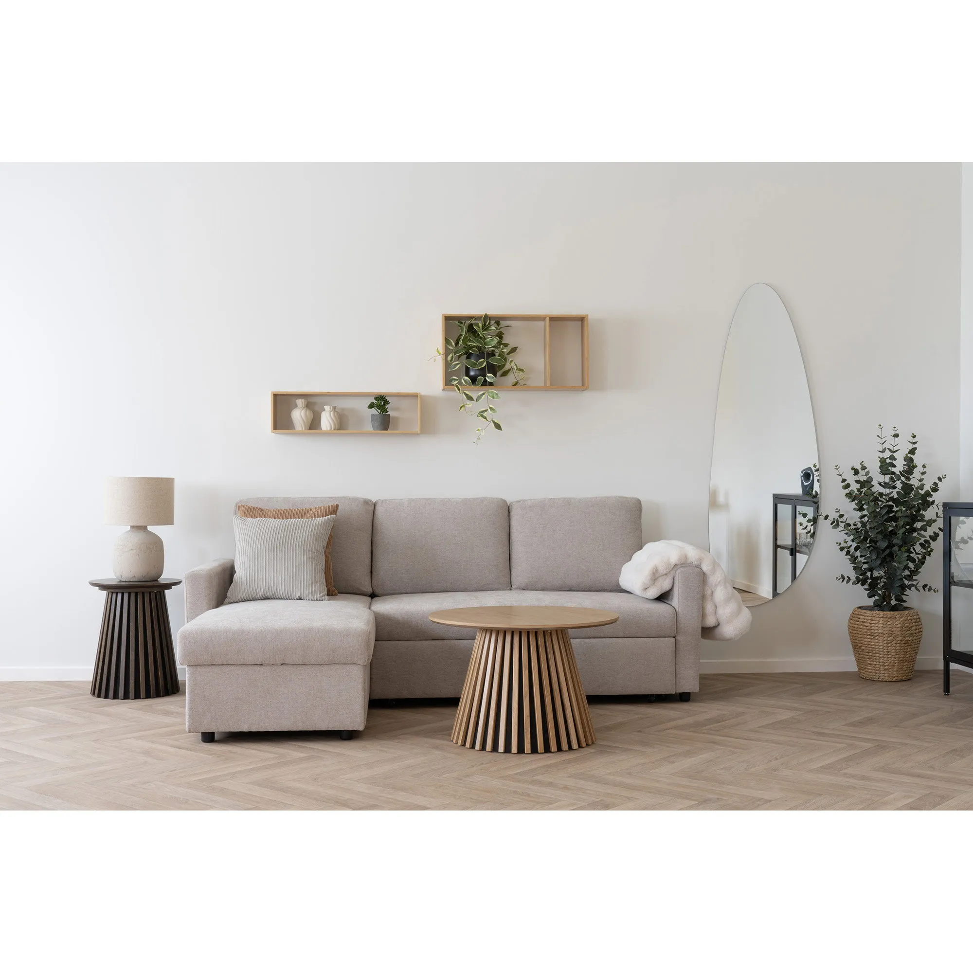 tinkaro Wandregal Ember Bambus 70 x 15 x 35,5 cm Natur