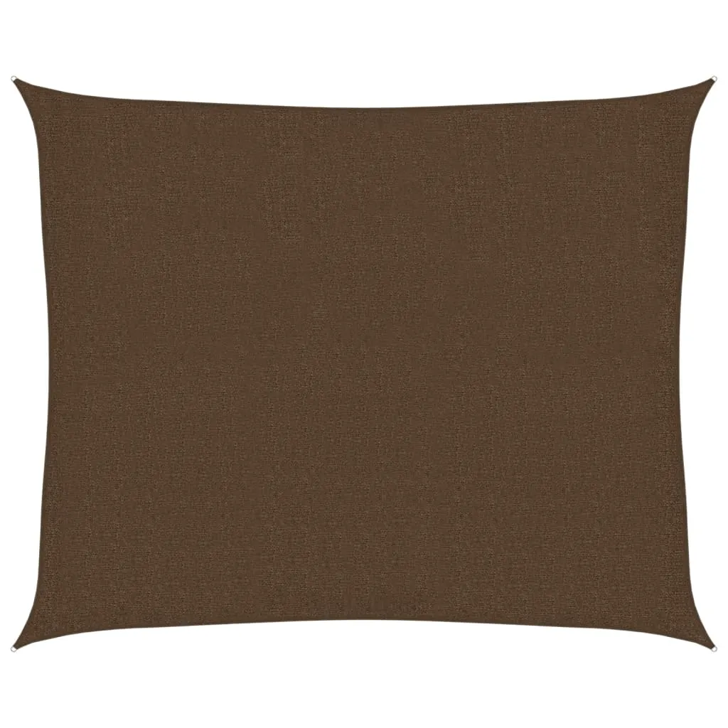 Sonnensegel 160 g/m² Braun 2,5x3 m HDPE
