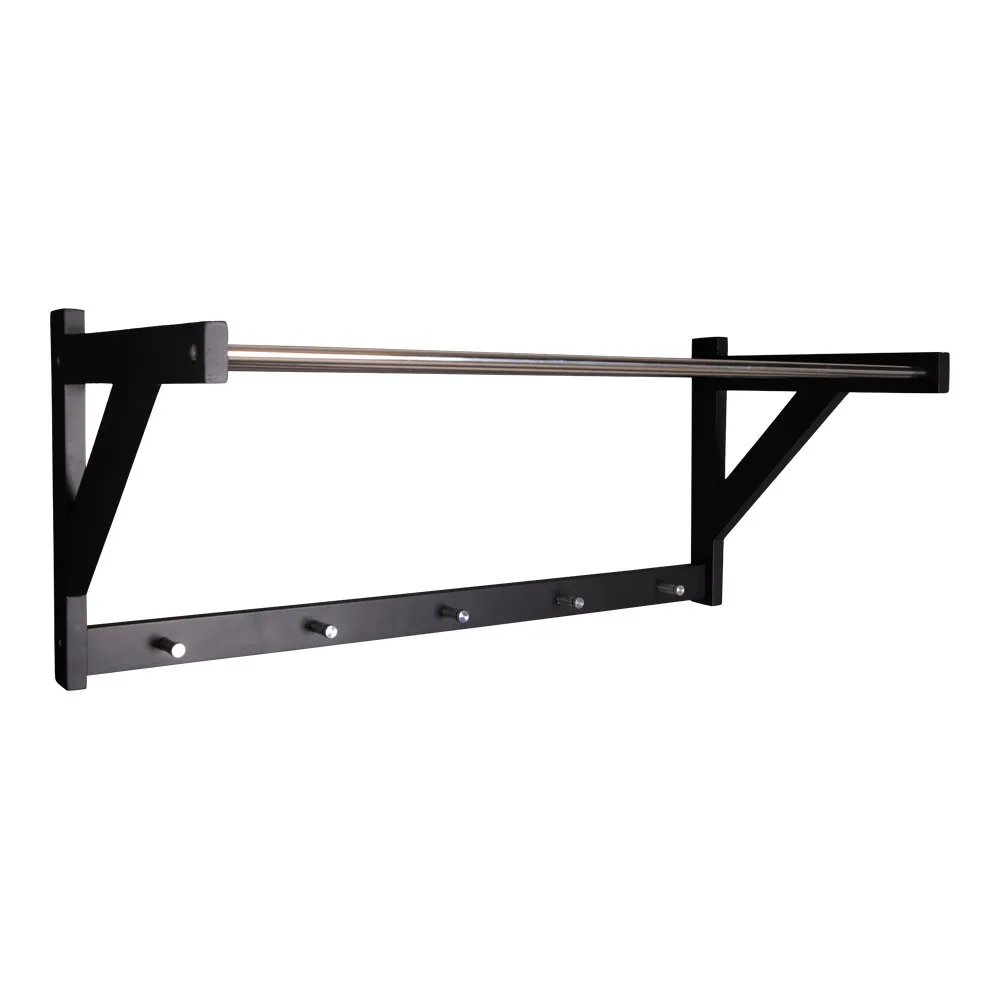 tinkaro Padova Hutregal Holz-Stahl 78x32x34 cm Schwarz