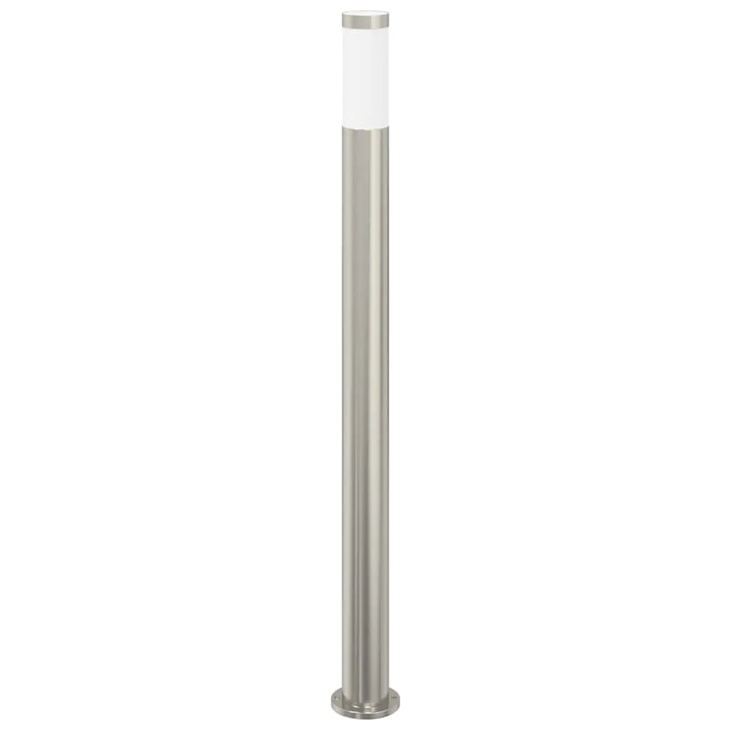 Pollerleuchte Edelstahl 11 x 110 cm Silber