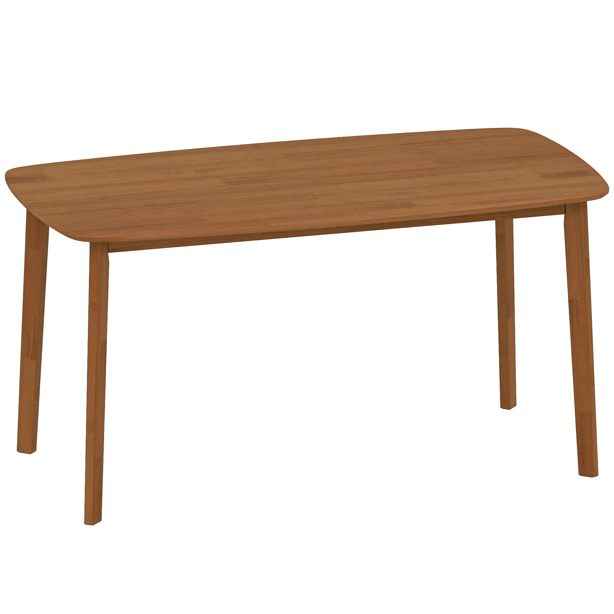 Esszimmertisch 150 x 80 cm in Hellbraun mit rustikalem Charme