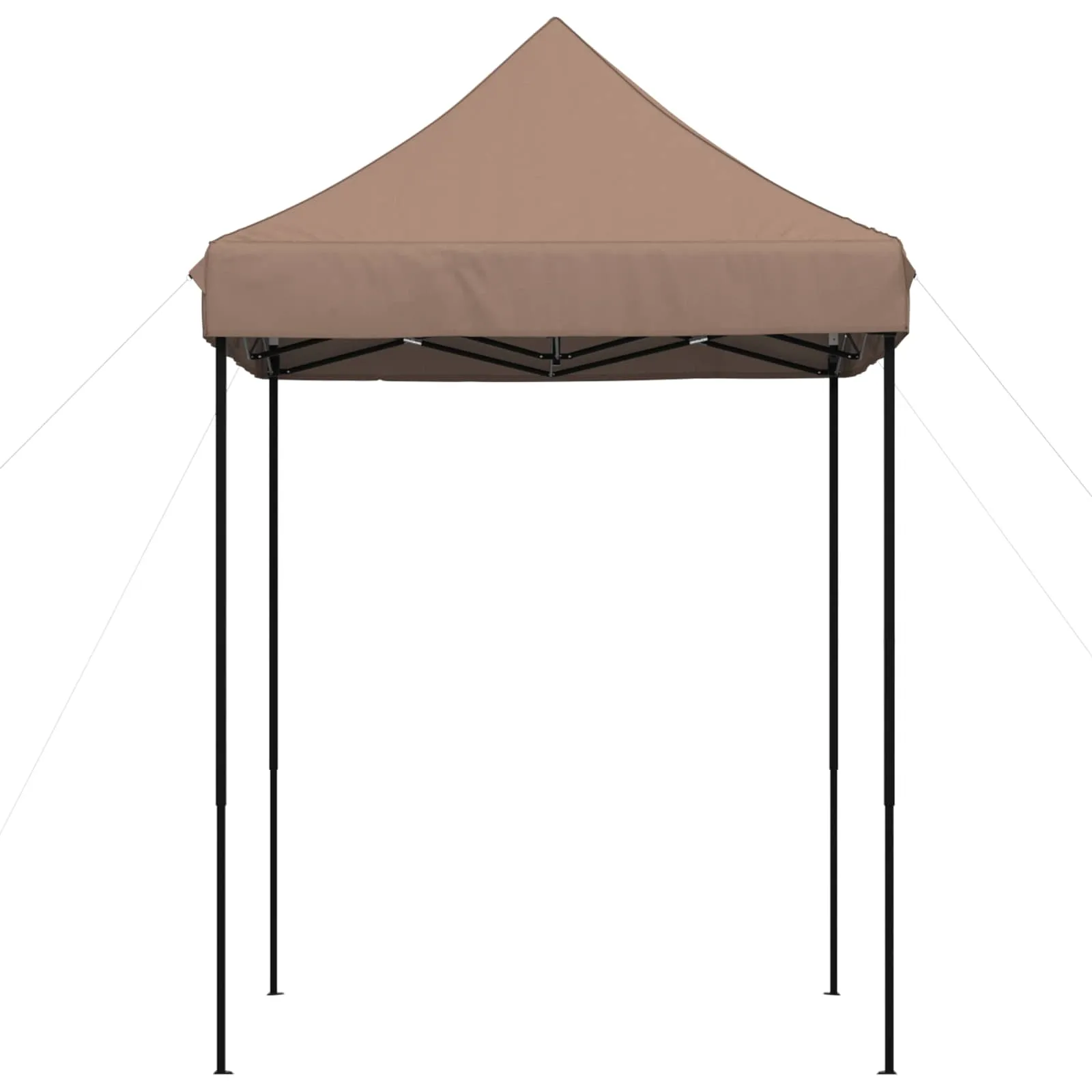 Modernes faltbares Partyzelt 200x200x306 cm in Braun