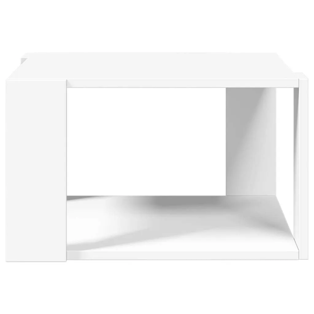 Moderner Couchtisch 51,5 x 51,5 x 30 cm in Weiß