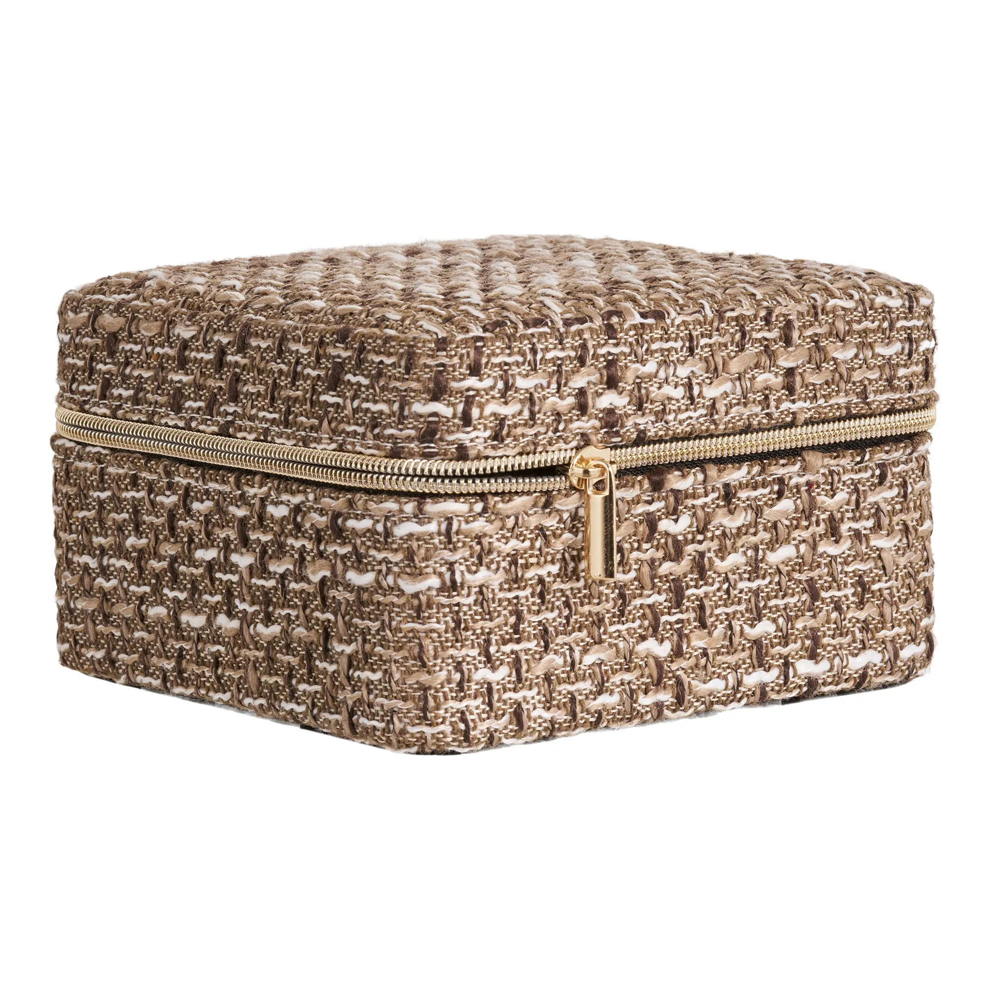 tinkaro Schmuckbox Marrakech 100% Polyester Braun Mix