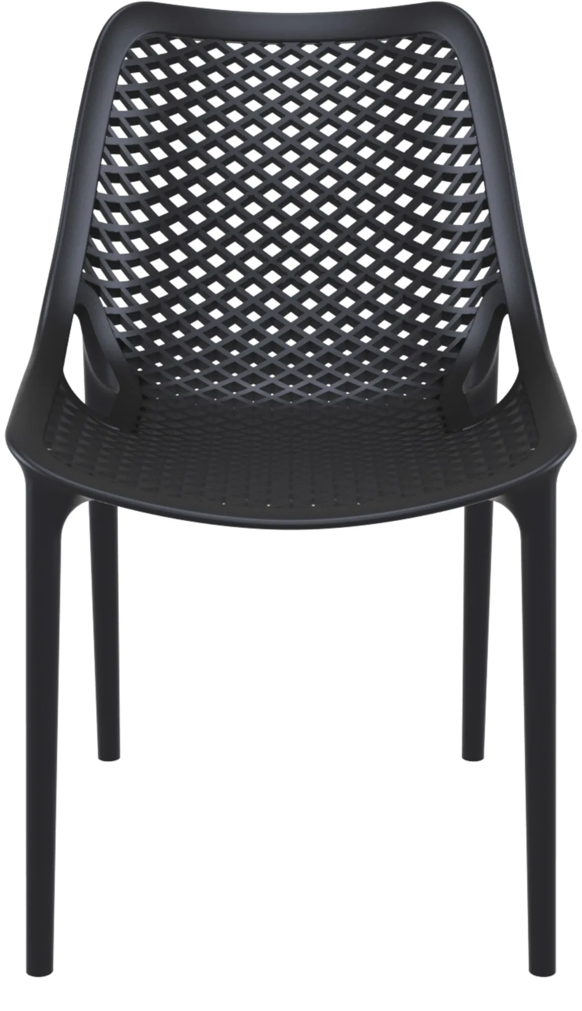 Gartenstuhl Air 82x50x60 cm schwarz