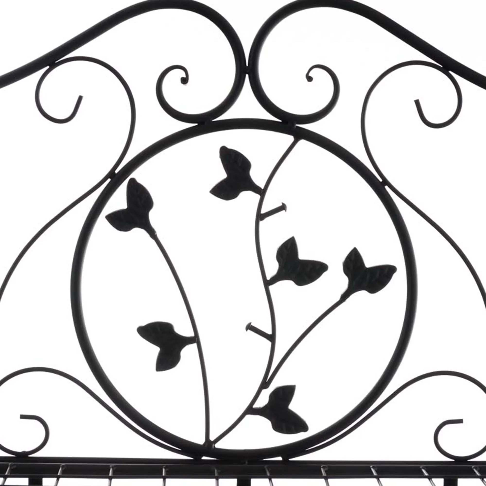 Standregal Reus 118x58x33 cm schwarz