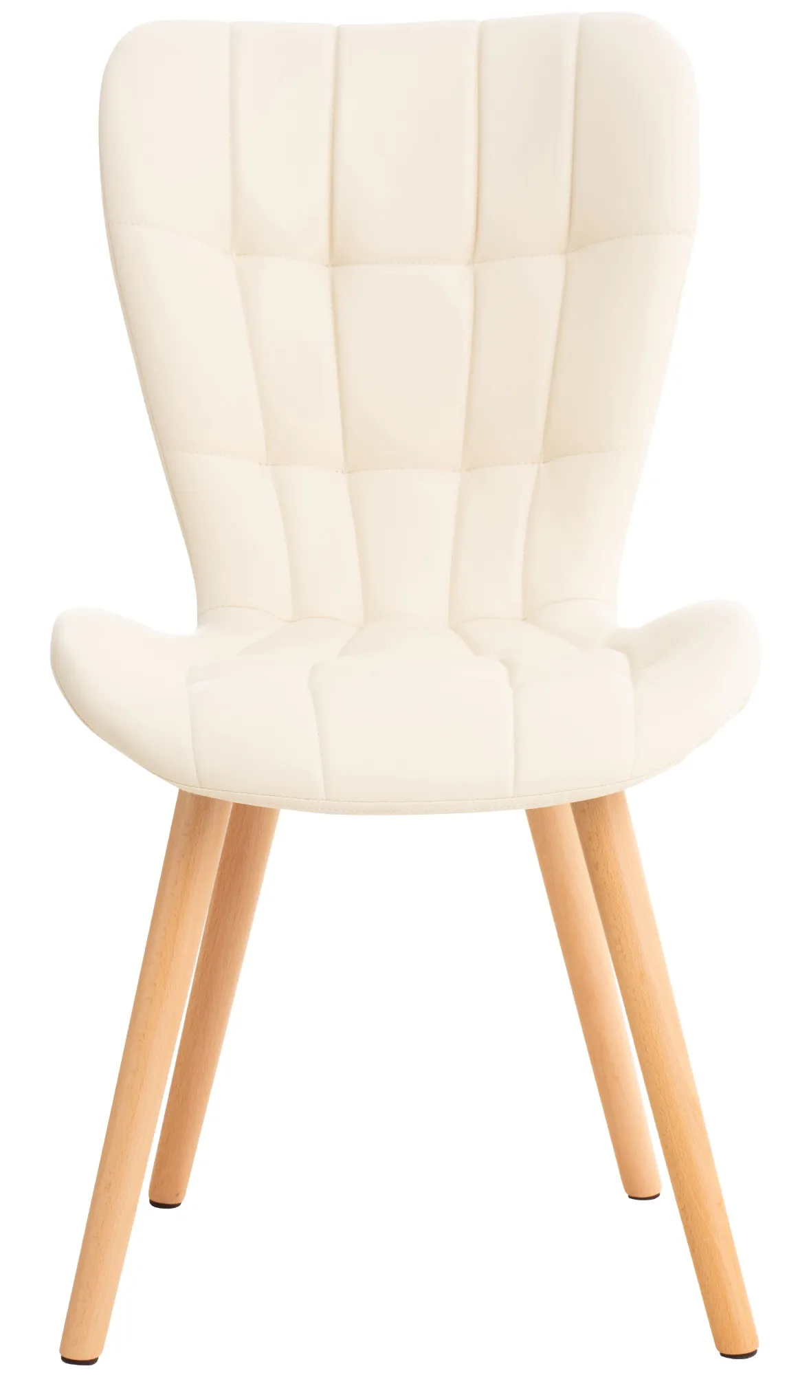 Esszimmerstuhl Elda 88x50x63 cm creme