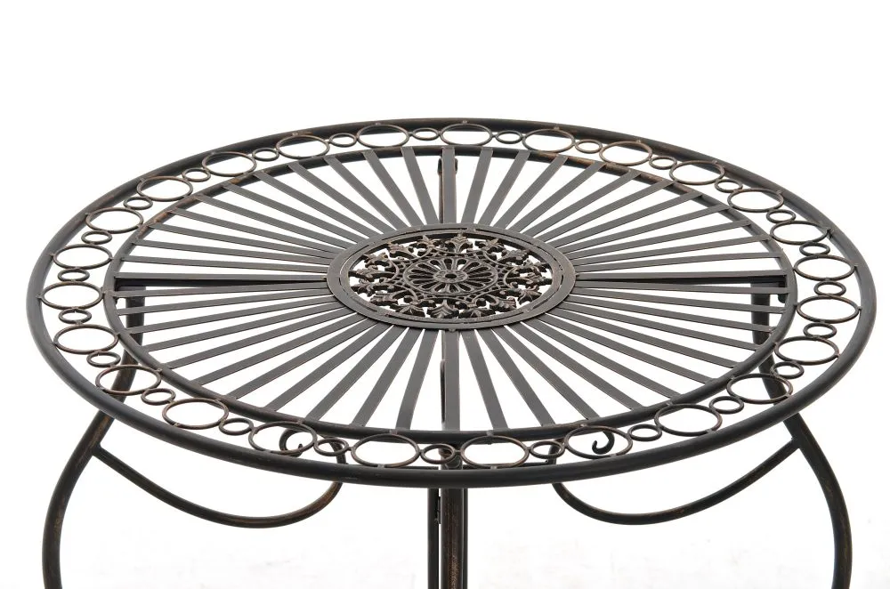 Sitzgruppe Aldeano 91,5x42x49 cm Bronze