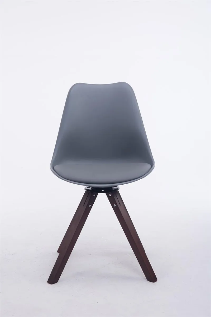 Besucherstuhl Troyes 84x48x56 cm Grau