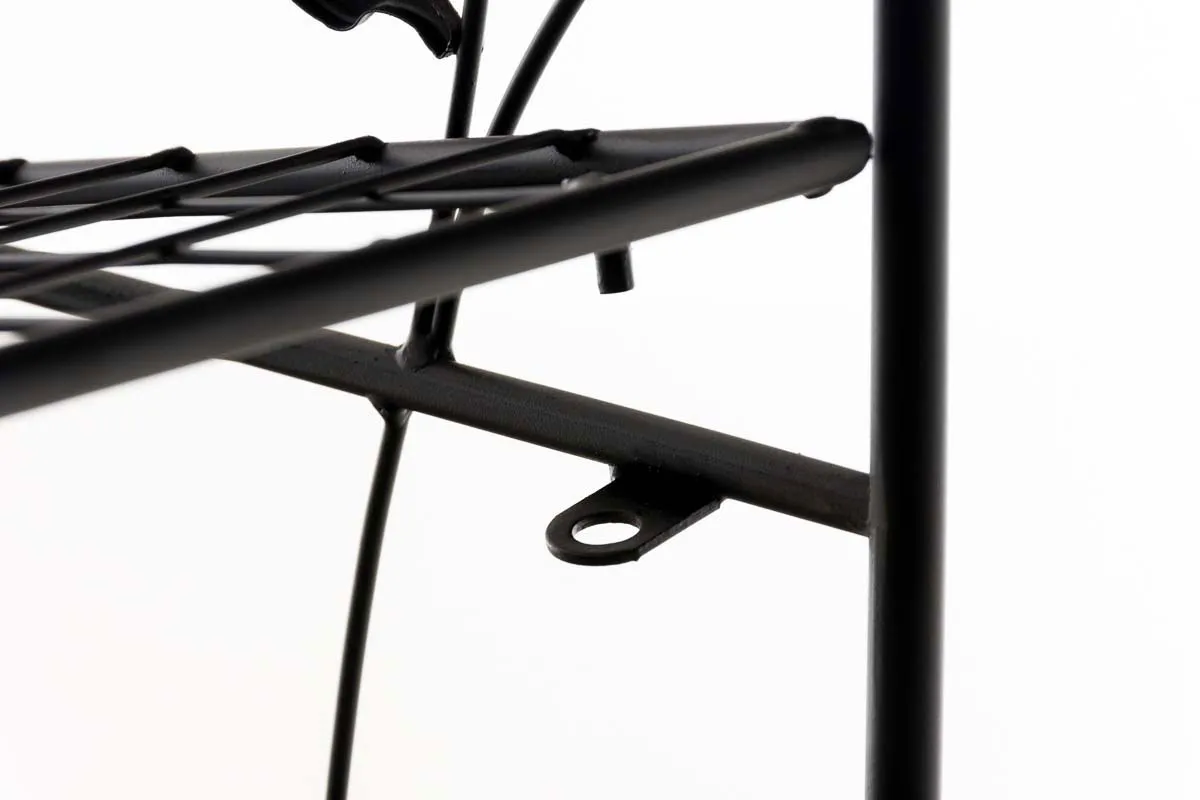 Standregal Arona 158x60x33 cm Schwarz