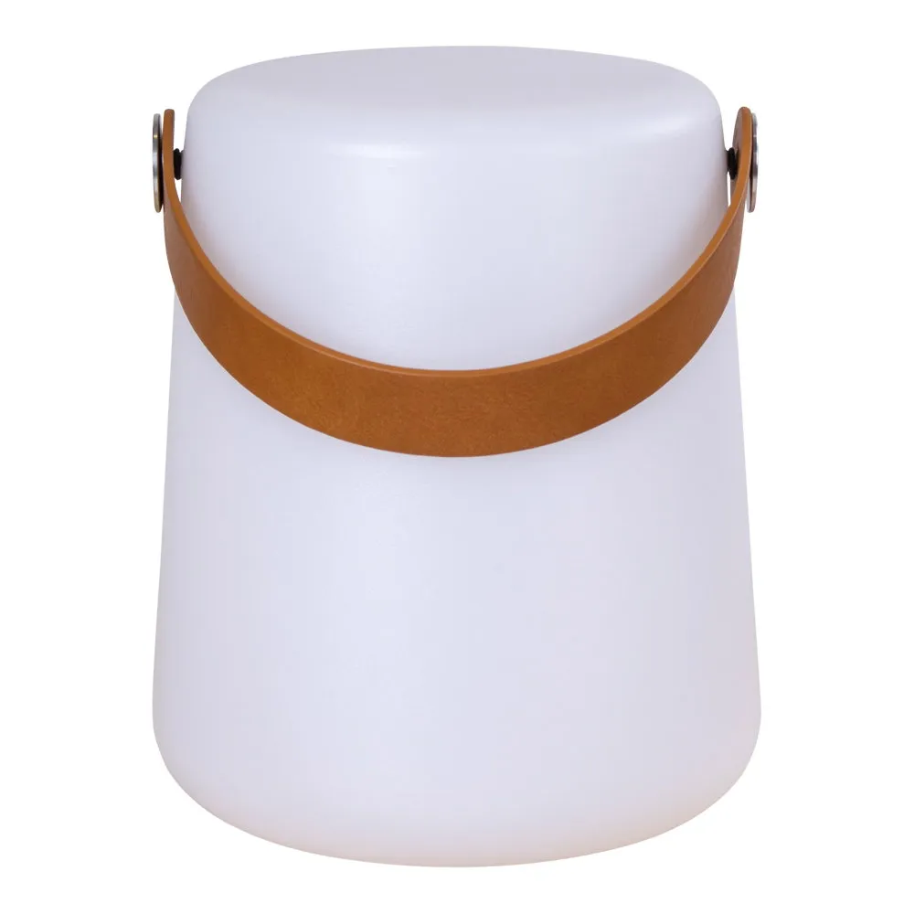 tinkaro Bristol LED Lampe mit Gurt 17 x 17 x 21 cm Weiß