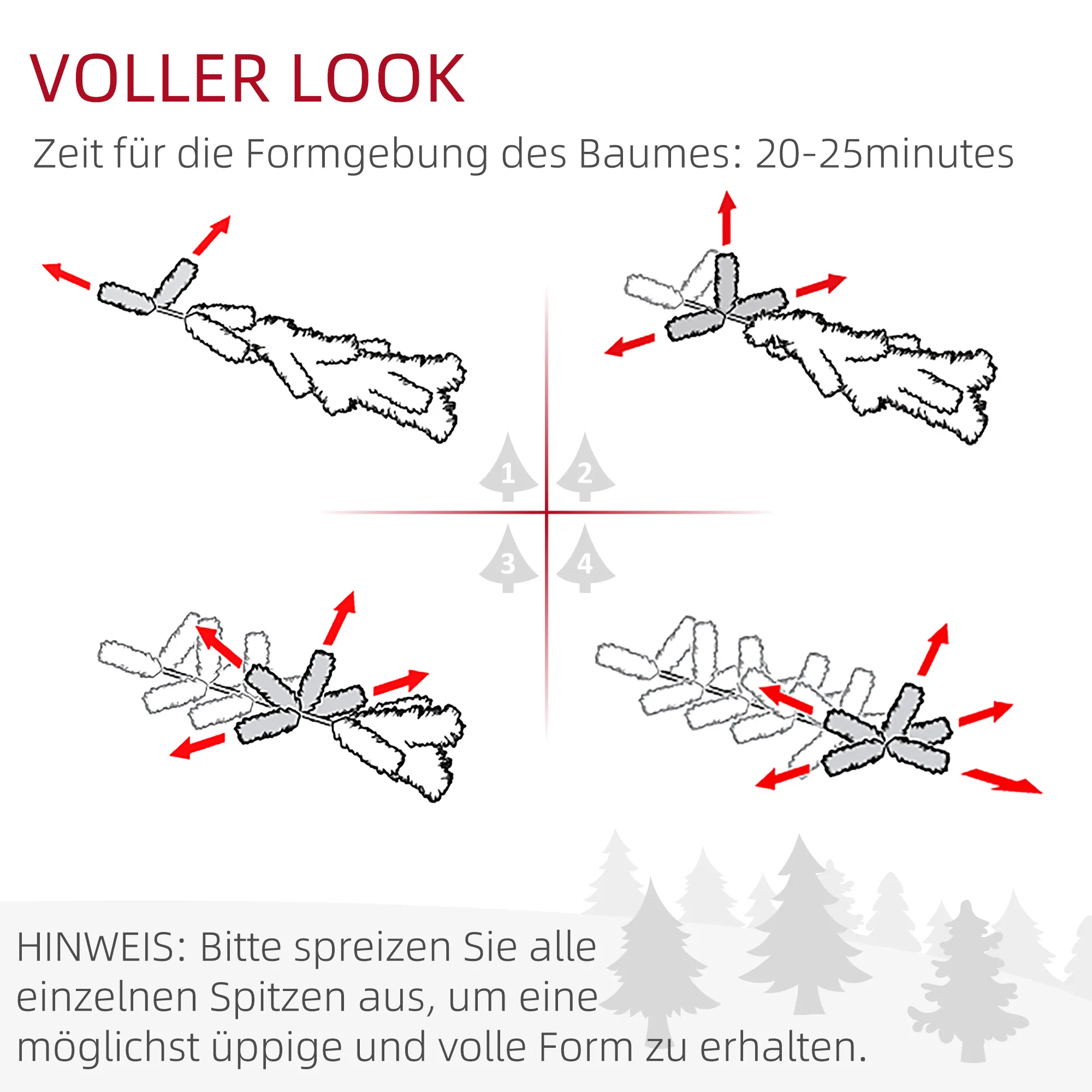 Künstlicher Weihnachtsbaum schneebedeckt schmal 210 cm Grün/Weiß