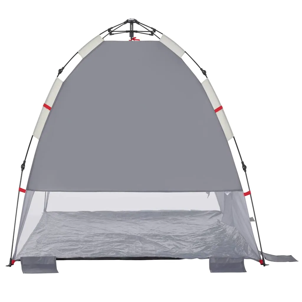 Grau Strandzelt 216 x 152 x 148 cm für 2 Personen