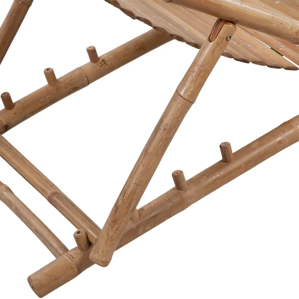 Liegestuhl aus Massivholz 152x59x80 cm in Naturfarbe, 4-fach verstellbar