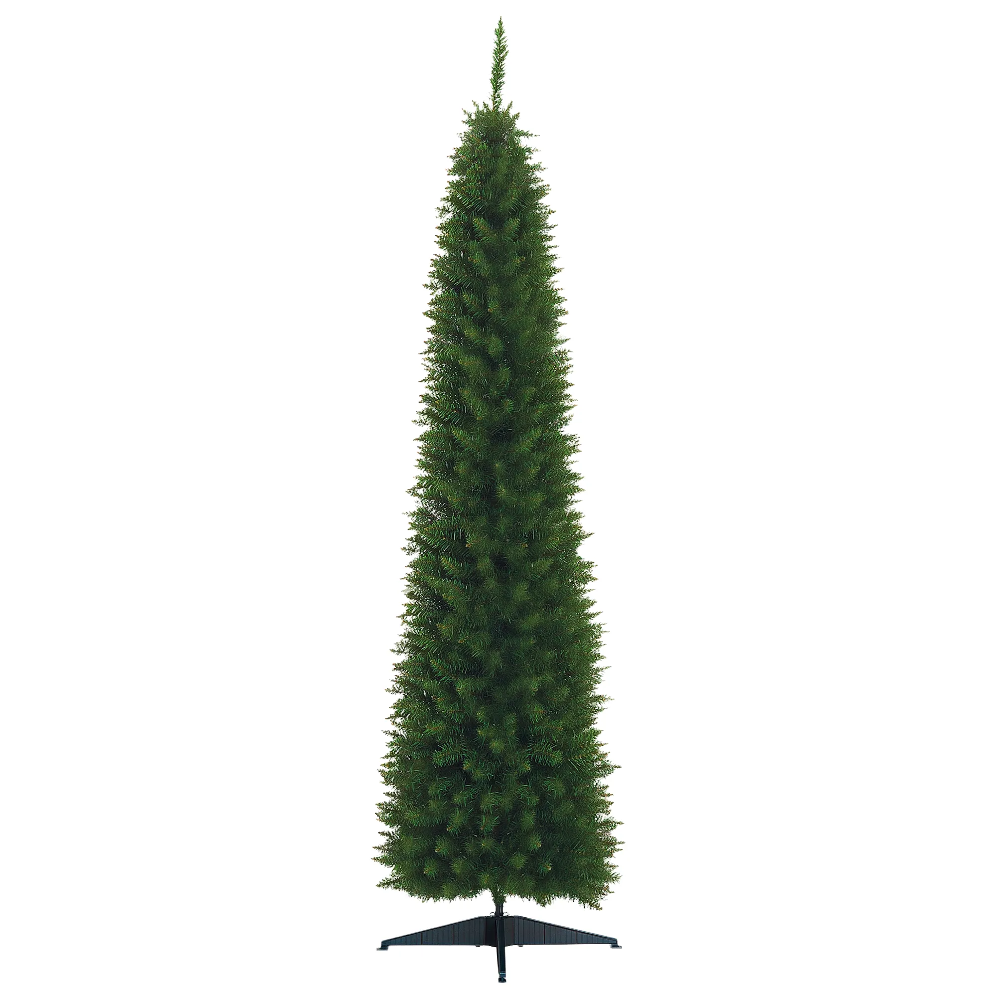 Weihnachtsbaum künstliche Künstliche Tanne Christbaum, inkl Ständer Weihnachtsstern 2,1 m, Grün