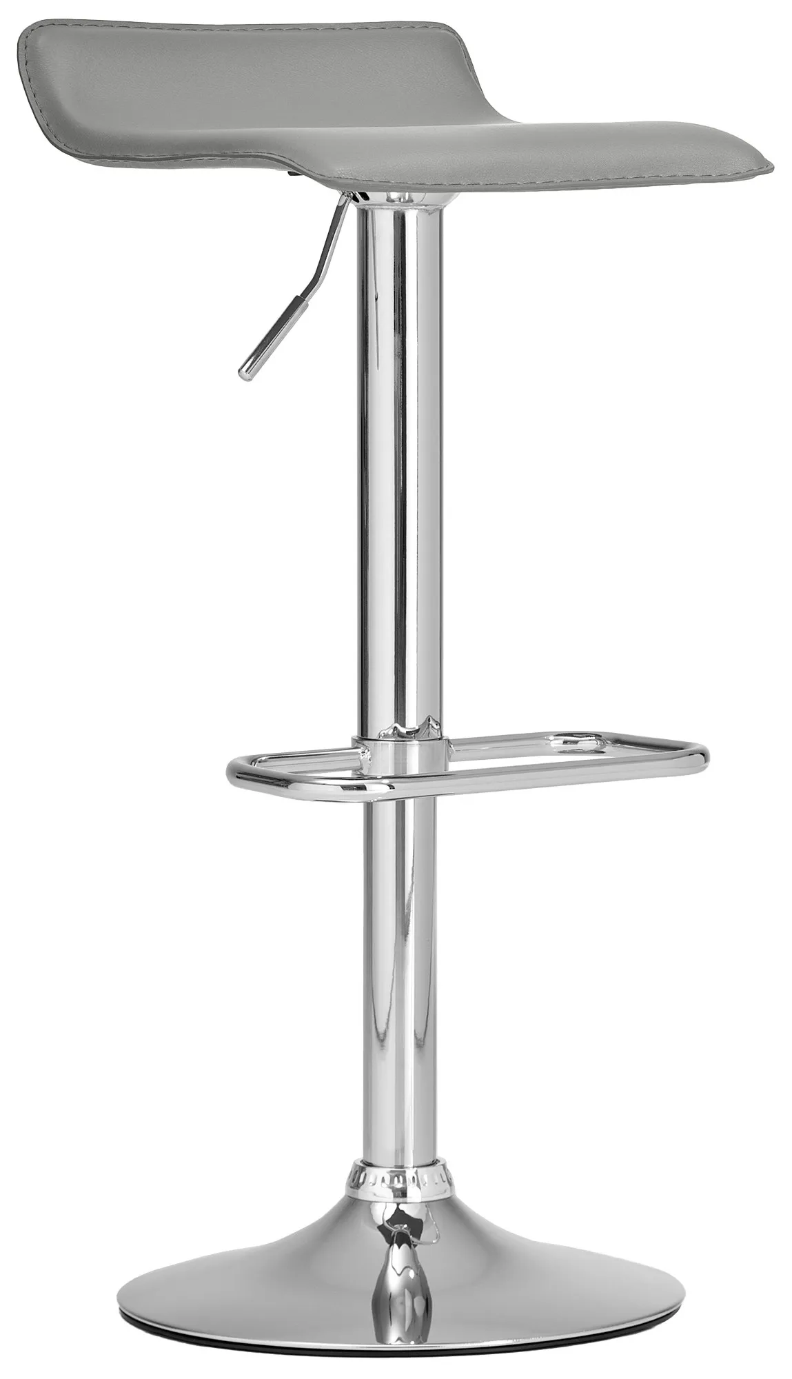 Barhocker Dyn 65-85x38x41 cm Grau