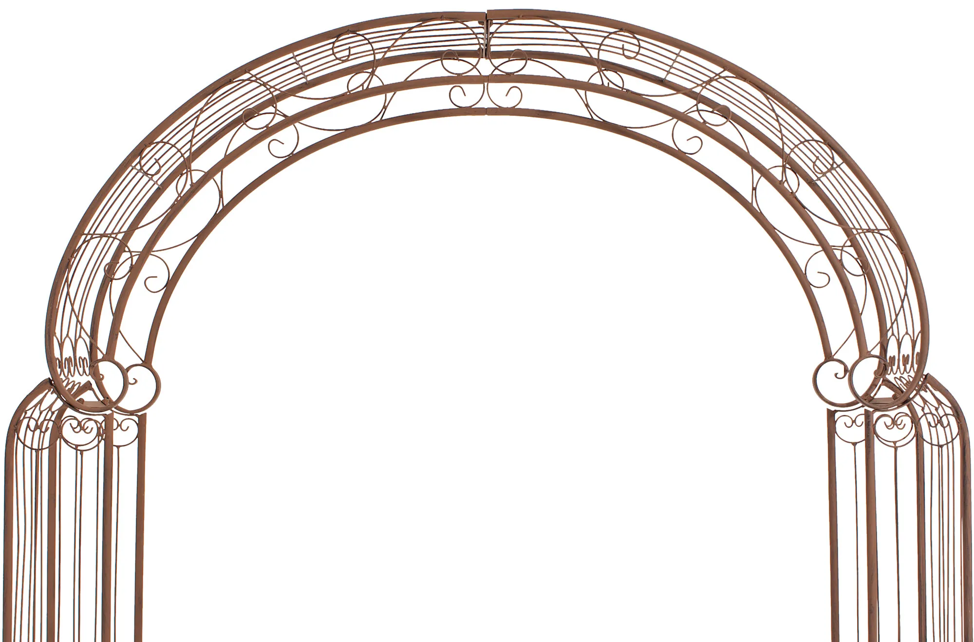 Rosenbogen Alessia 239,5x163x34 cm antik braun