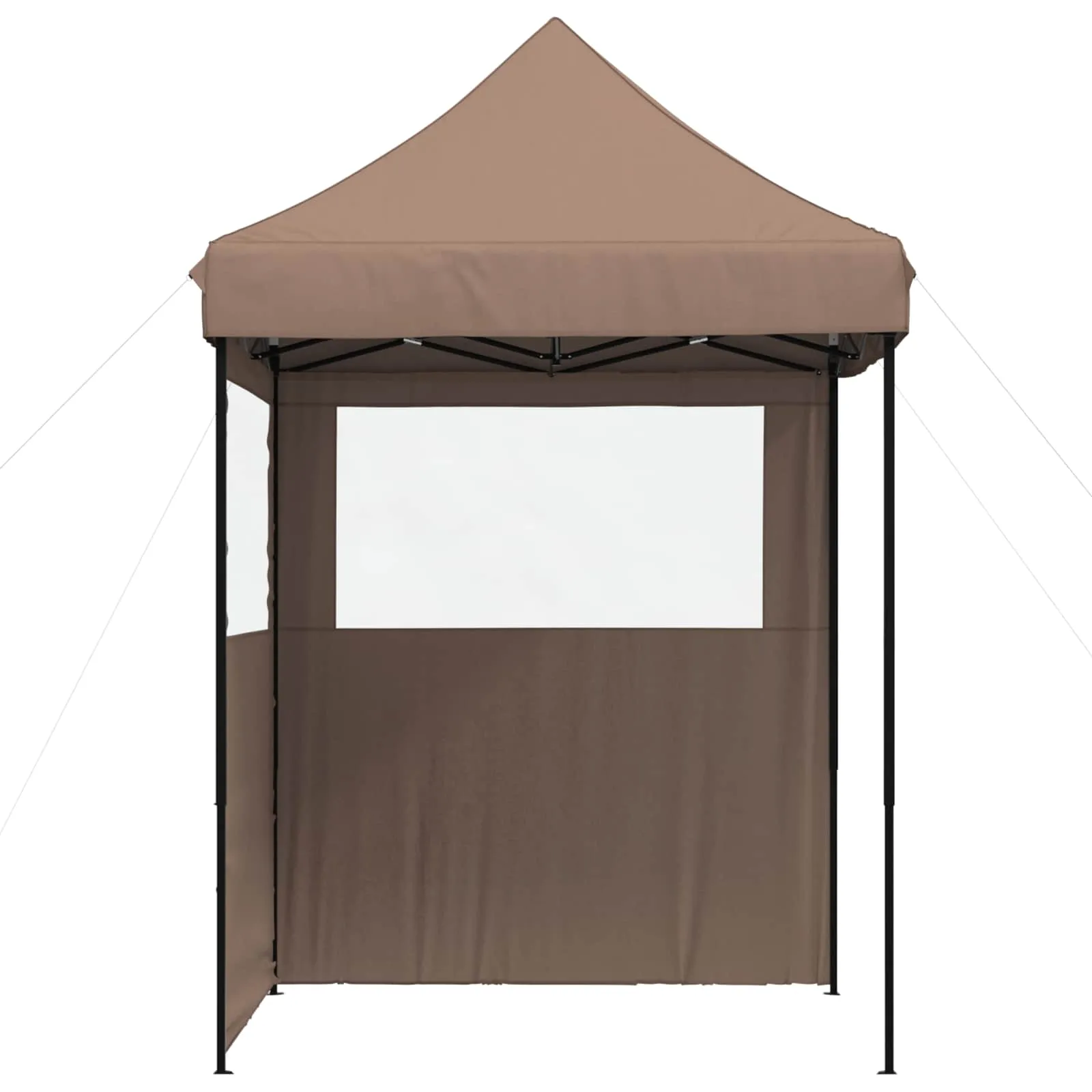 Modernes faltbares Partyzelt 200x200x306 cm in Braun