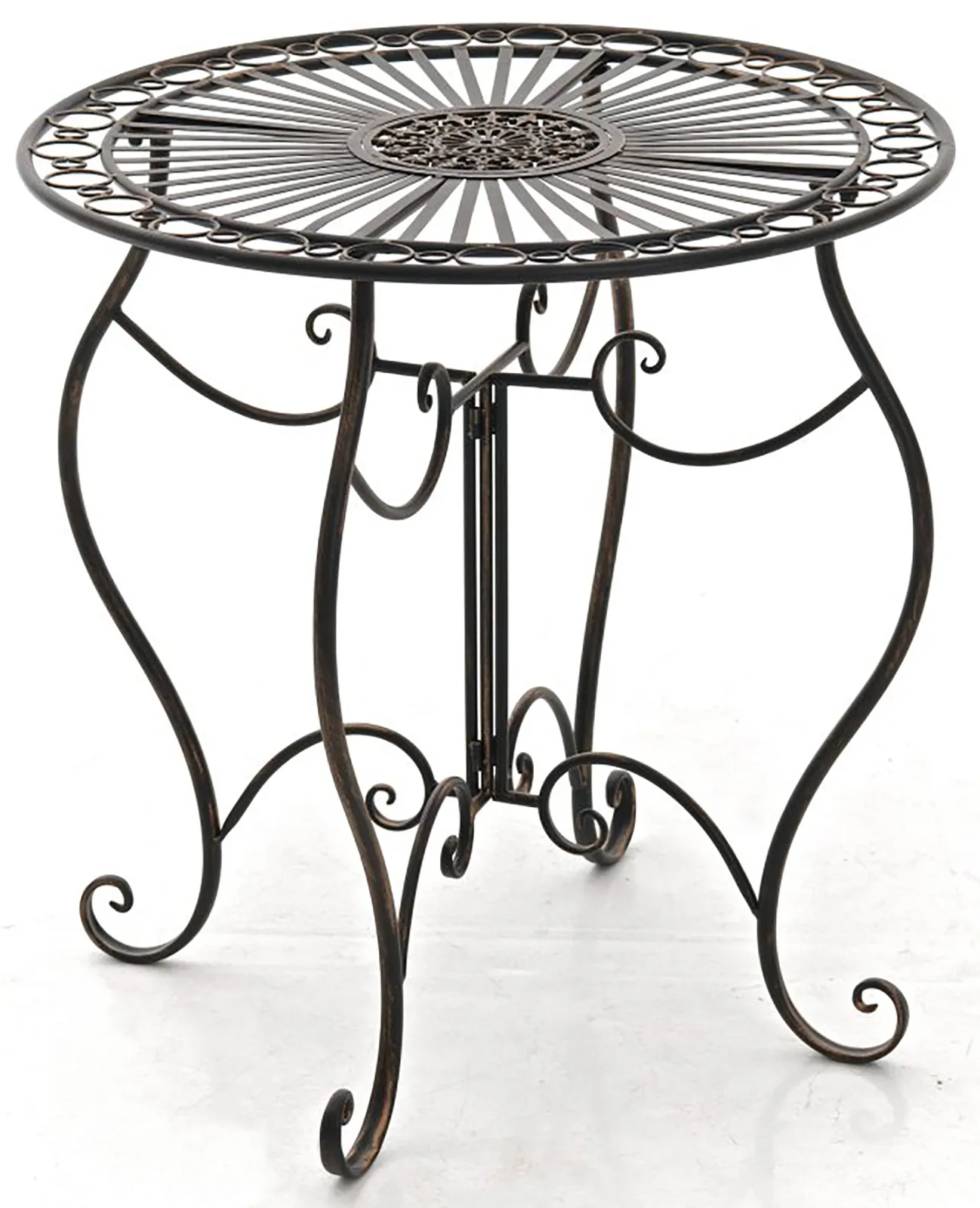 Sitzgruppe Indra Metall 92x40x50 cm bronze