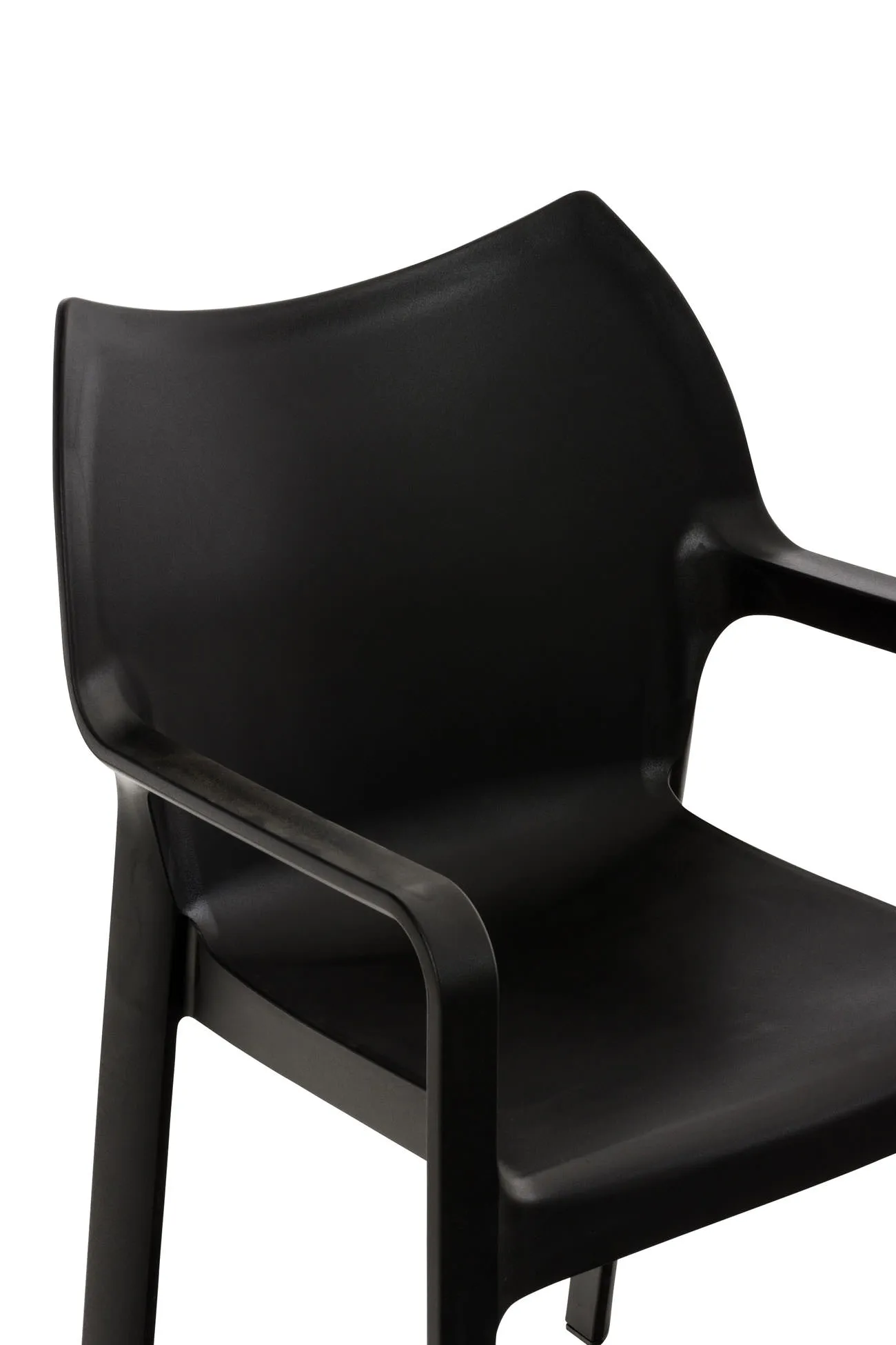 Gartenstuhl Diva 84x57x53 cm schwarz