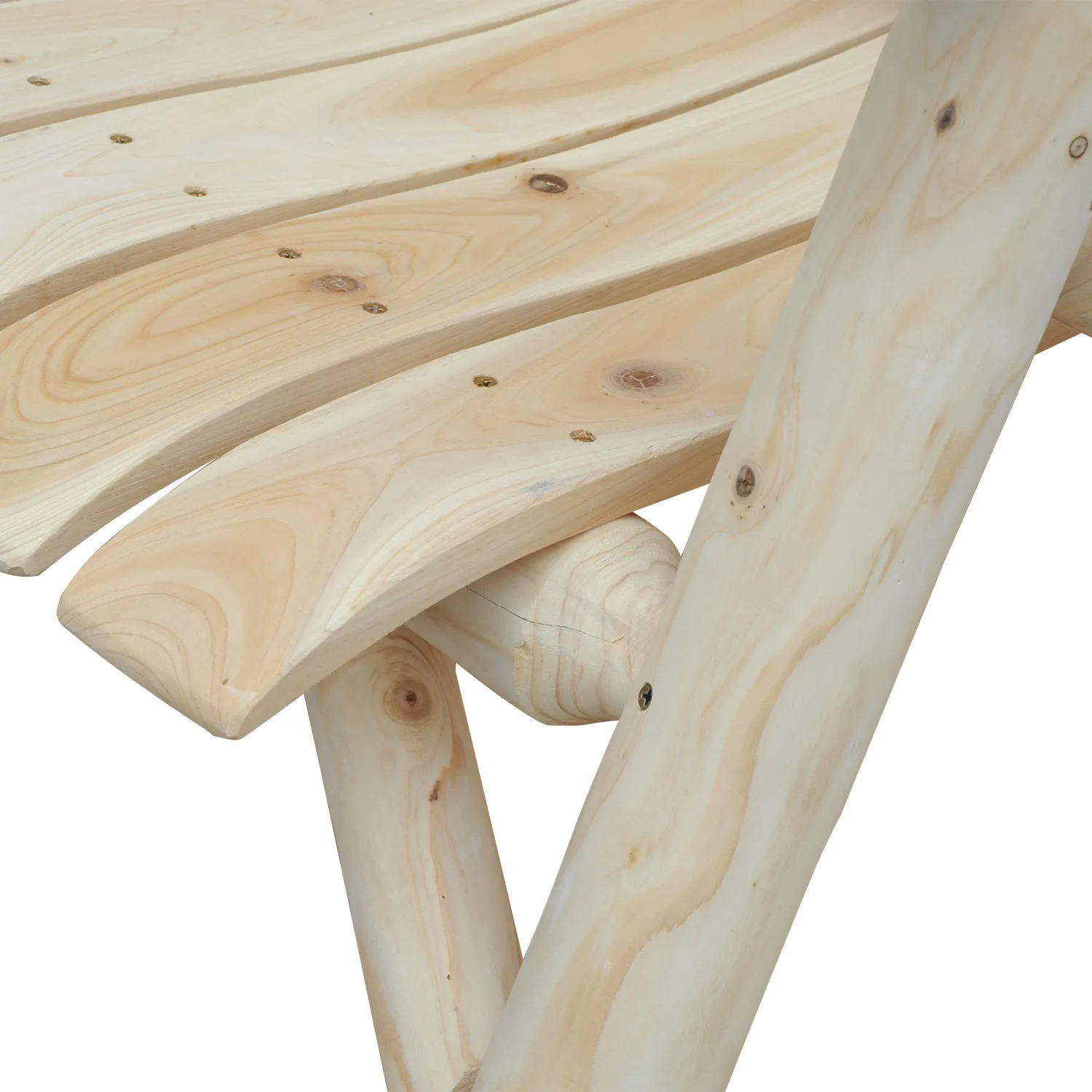 Adirondack-Stuhl aus Tannenholz 83x68x101cm Natur