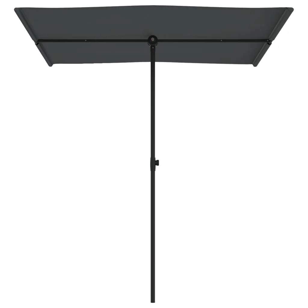 Sonnenschirm Anthrazit 180x110x208 cm mit UV-beständigem Polyester