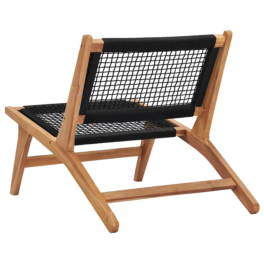 Bequeme Sonnenliege aus Naturholz 89,5 x 57 x 65 cm