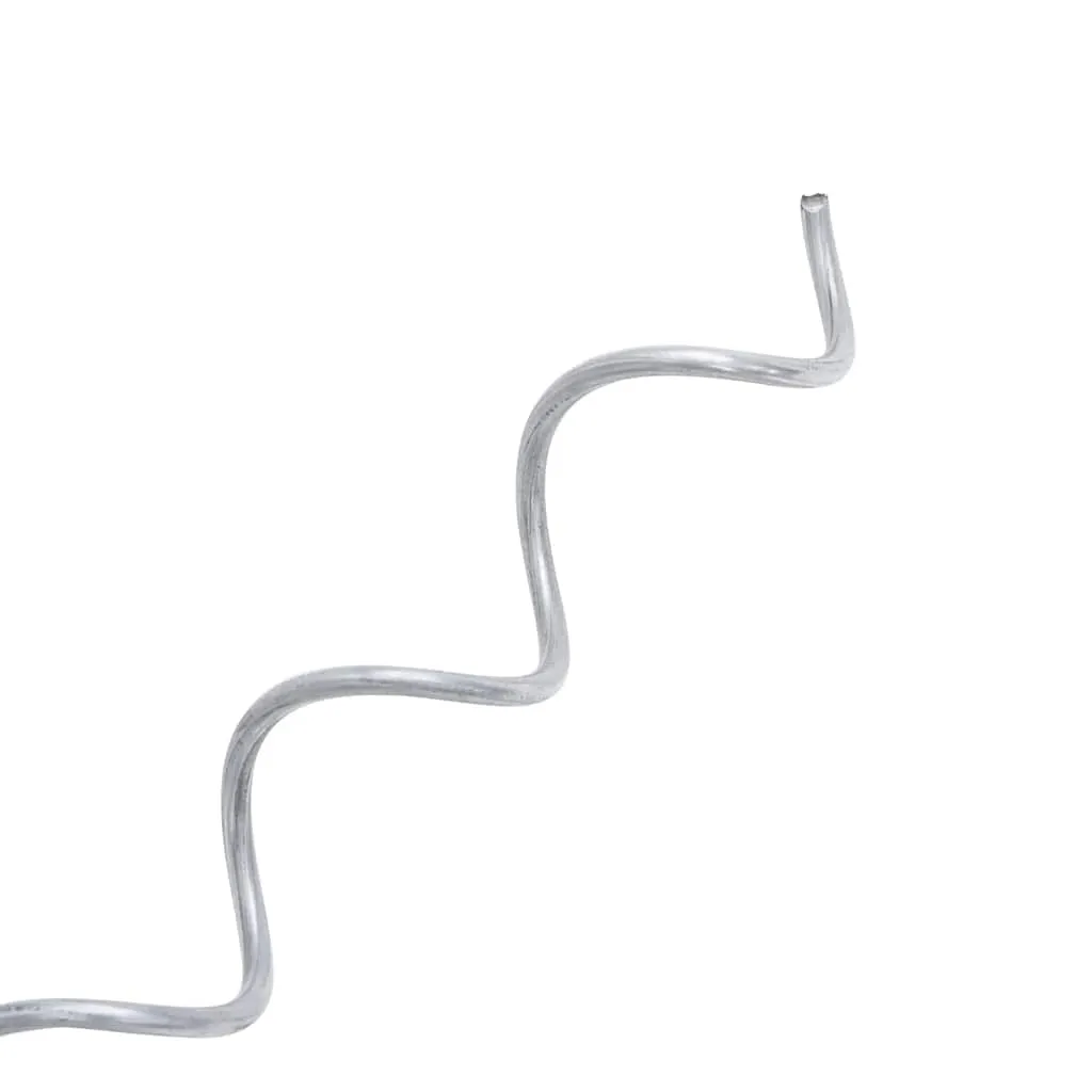 Gabionen-Spiralen 100 cm Länge, 3,5 mm Durchmesser, Silber