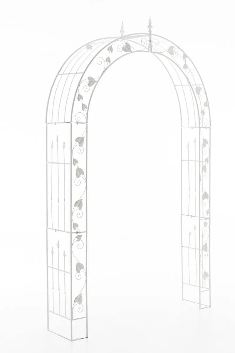 Rosenbogen Emma 247,5x146 cm weiß