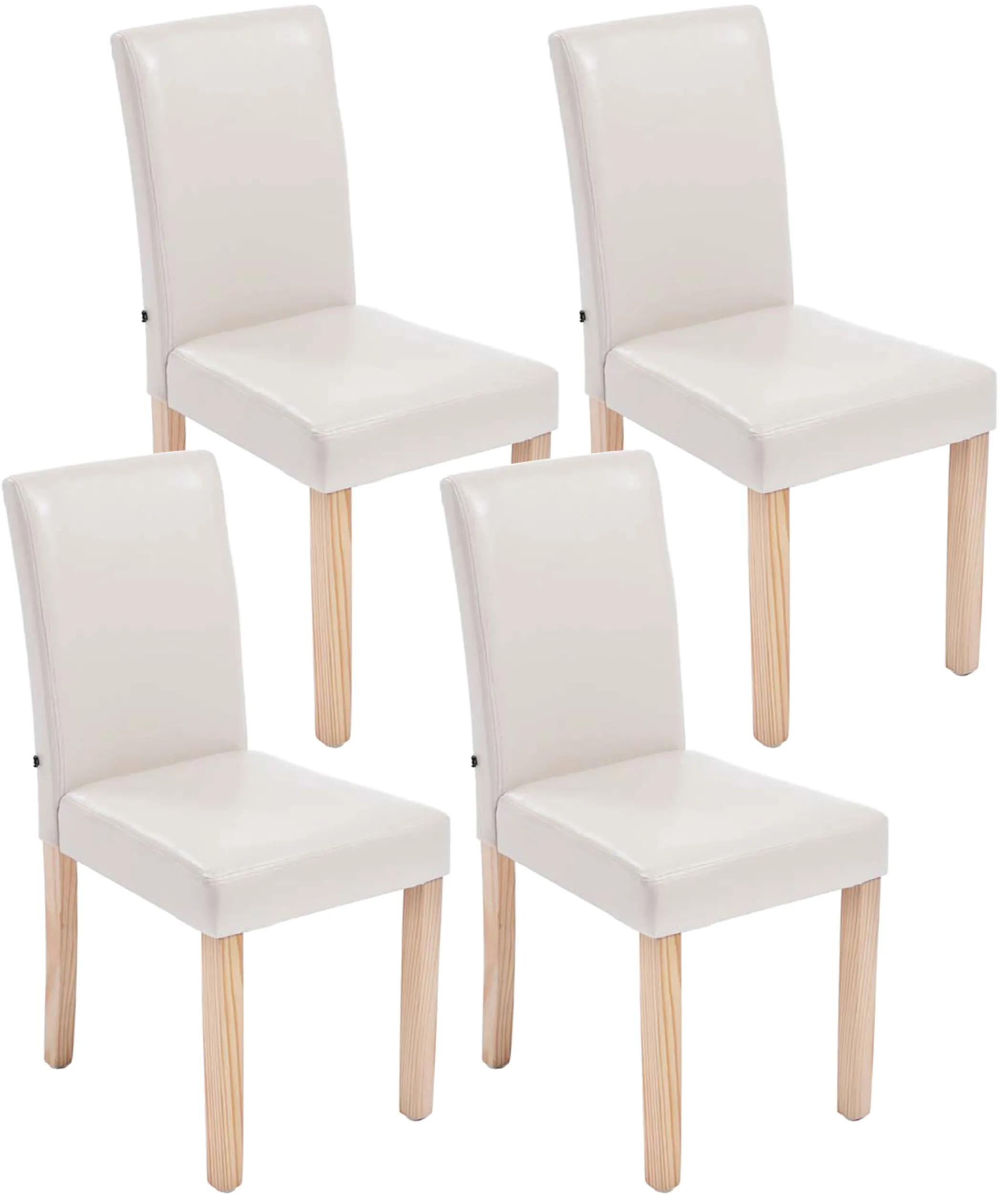 Esszimmerstuhl Ina 91x41x47 cm creme