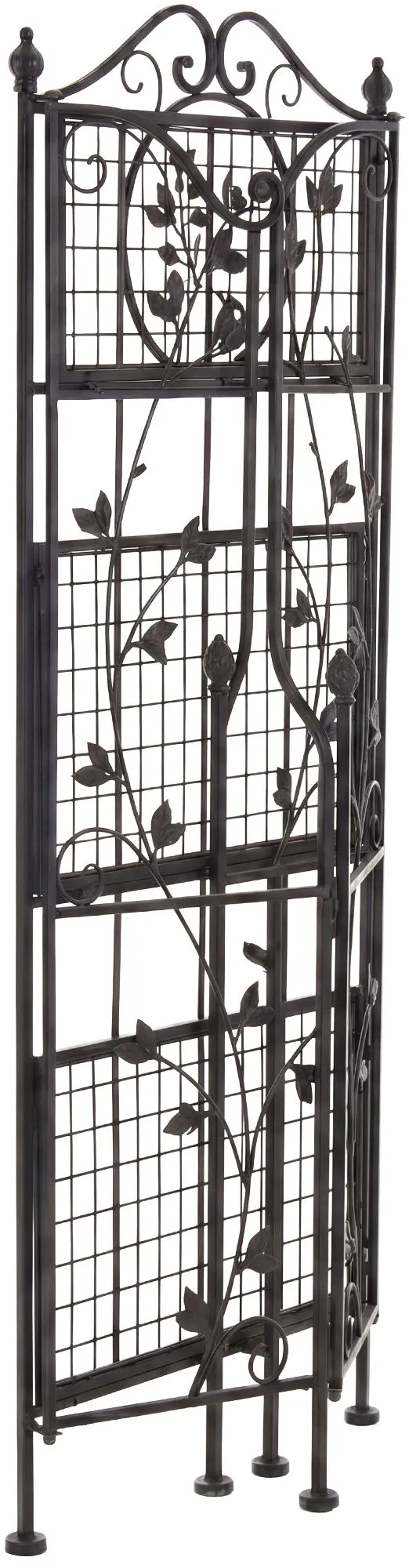 Standregal Reus 118x58x33 cm schwarz