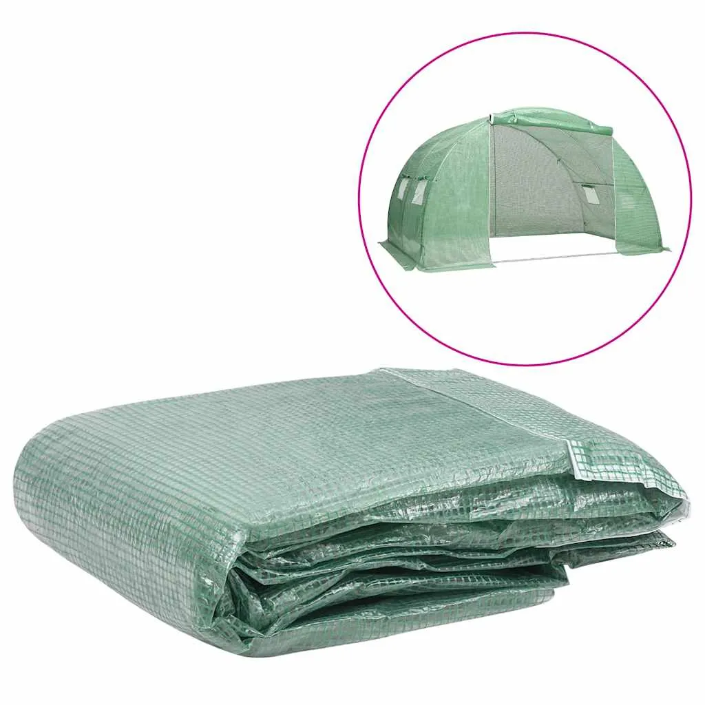 Ersatzfolie für Gewächshaus 400x200x200 cm Grün