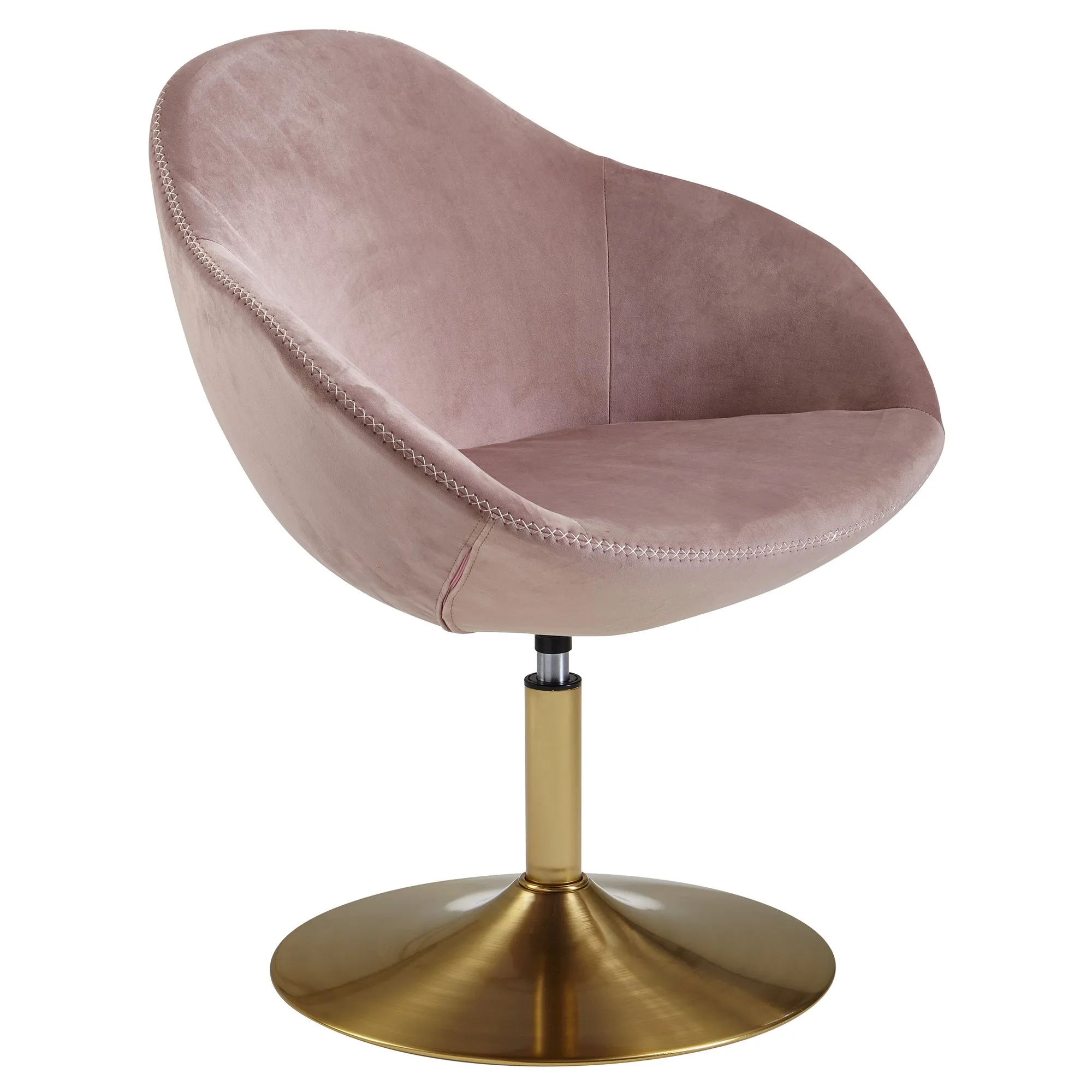 tinkaro Loungesessel PAOLO Samt Relaxsessel Rosa