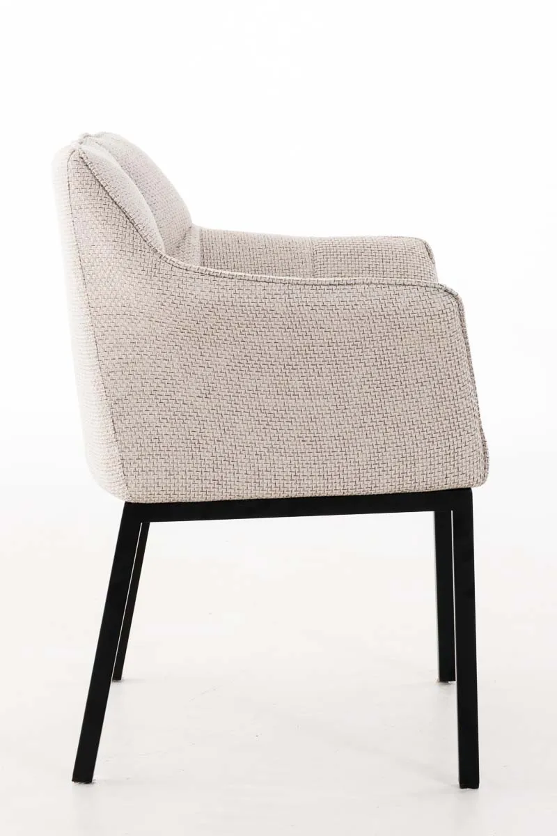 Esszimmerstuhl Octavia 63x67x78 cm elfenbein