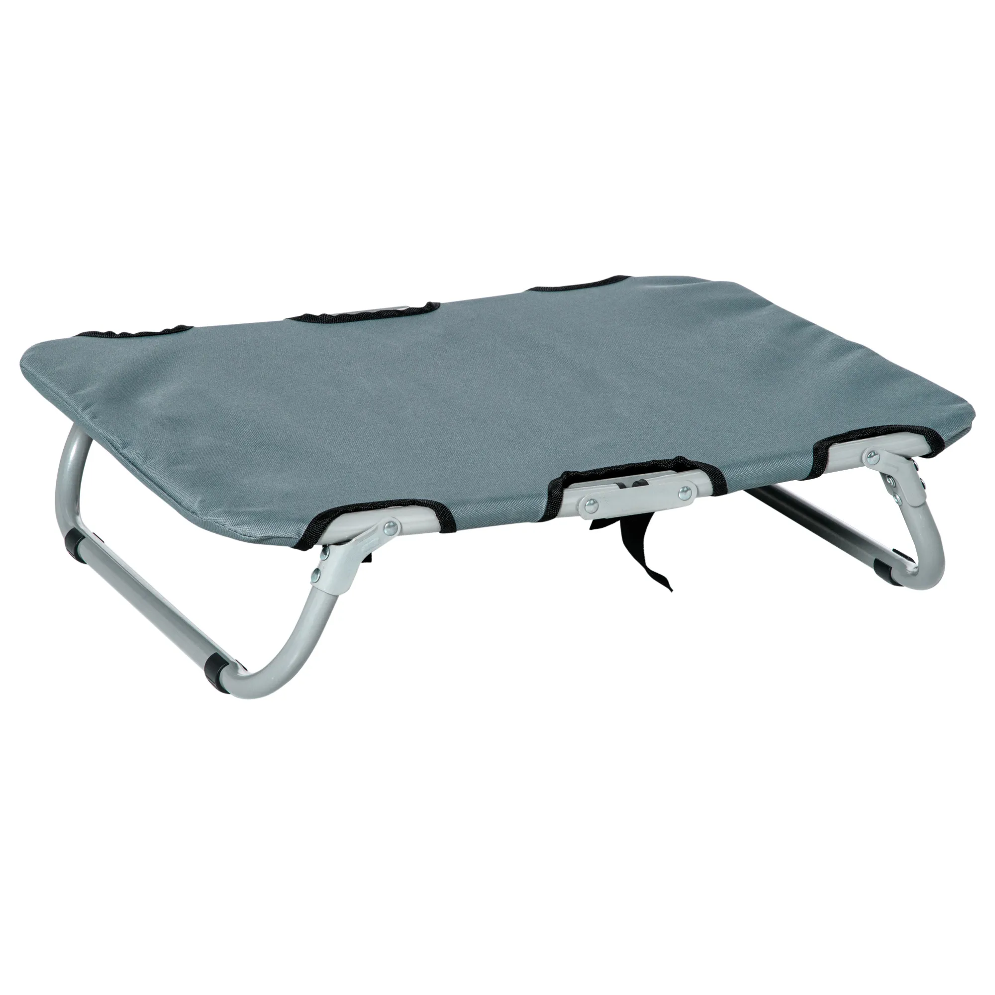 Hundeliege klappbar für kleine Hunde, 600D Oxford, 59x46x15 cm, Grau