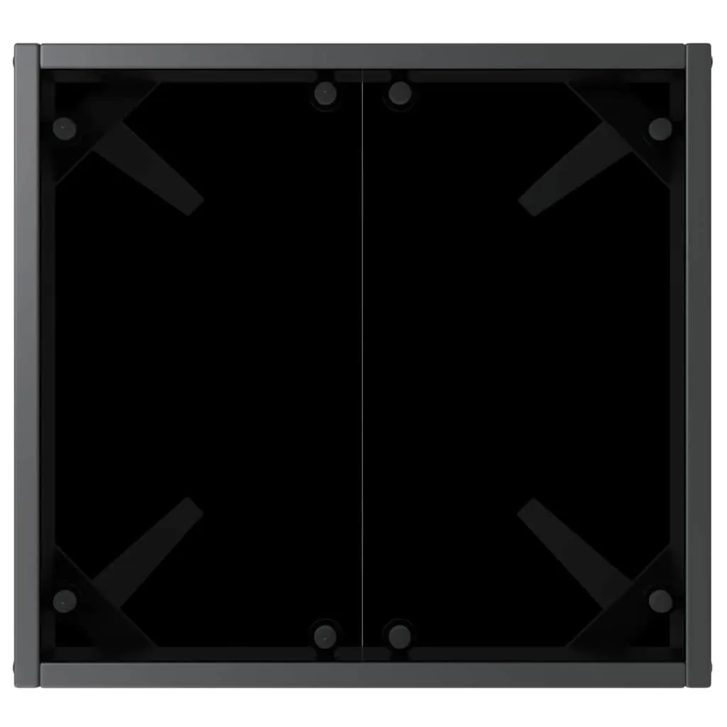 Sonnenliege mit Tisch 197x70x82 cm Schwarz und Braun